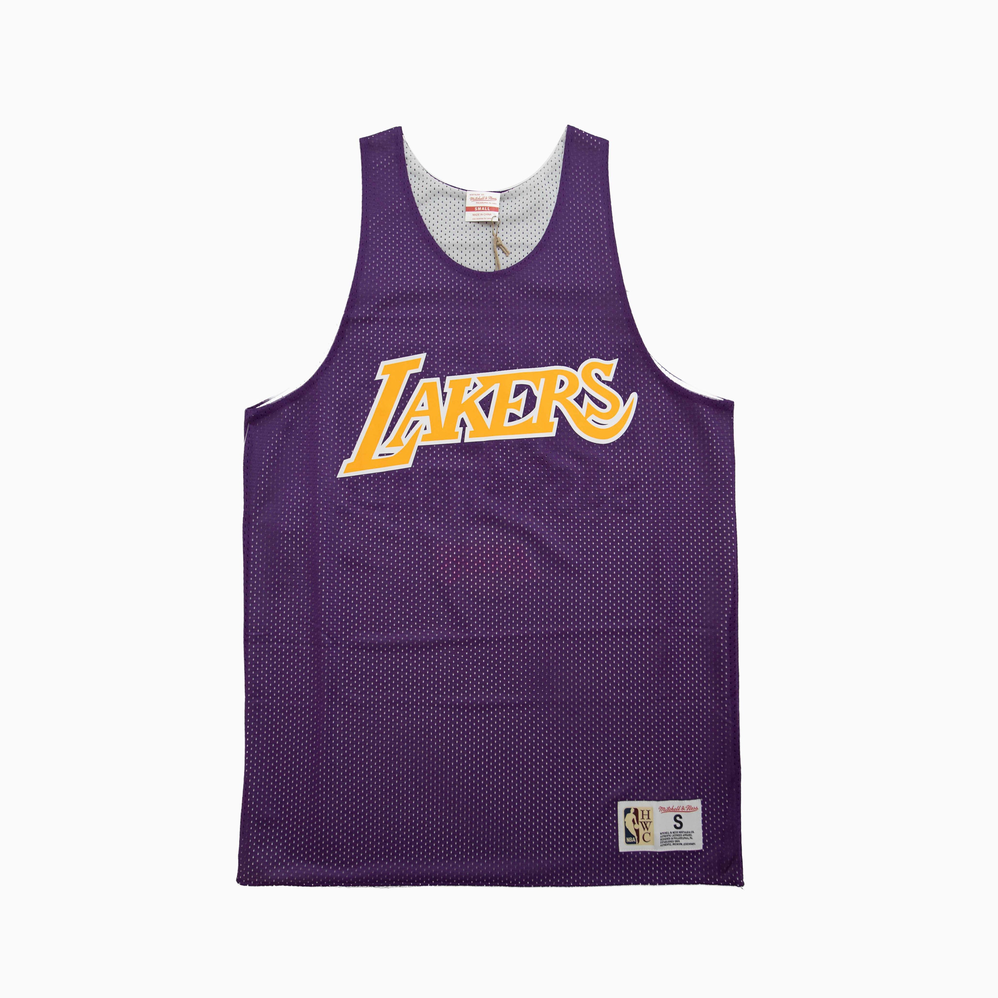 MITCHELL & NESS NBA reversible mesh tank vintage logo