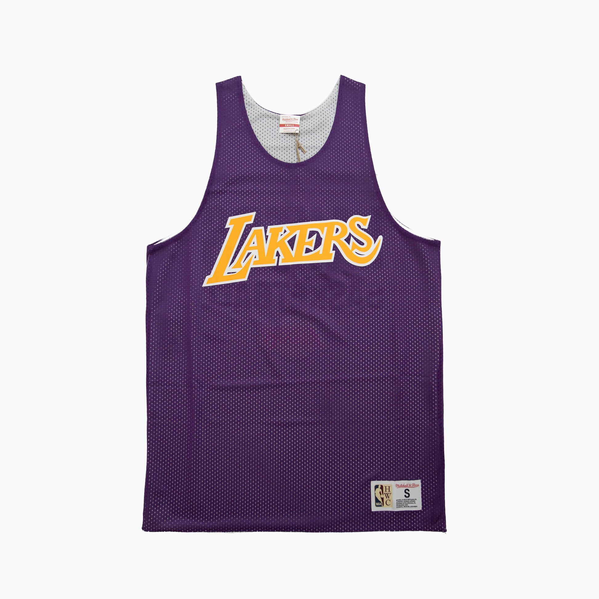 MITCHELL & NESS NBA reversible mesh tank vintage logo