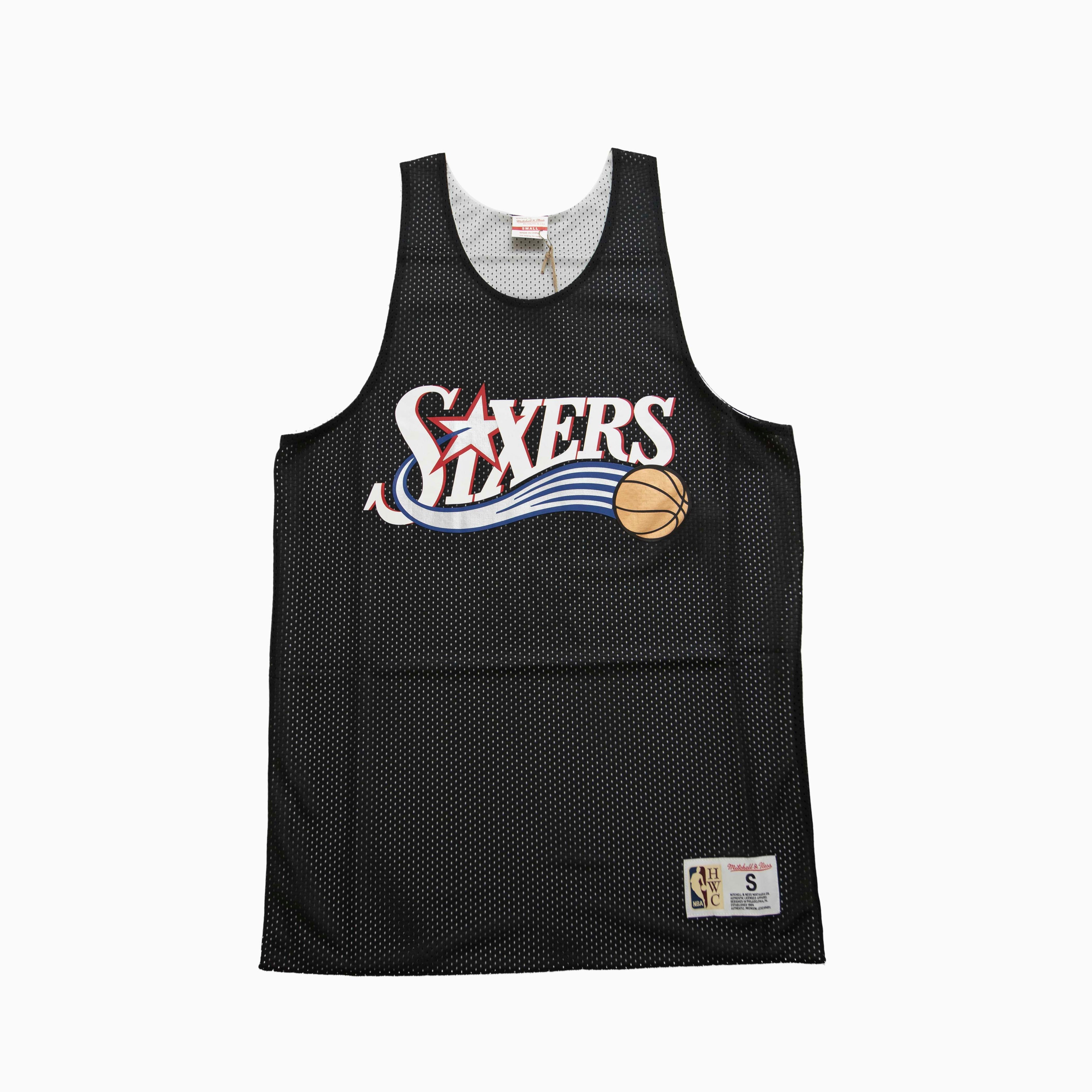 MITCHELL & NESS NBA reversible mesh tank vintage logo