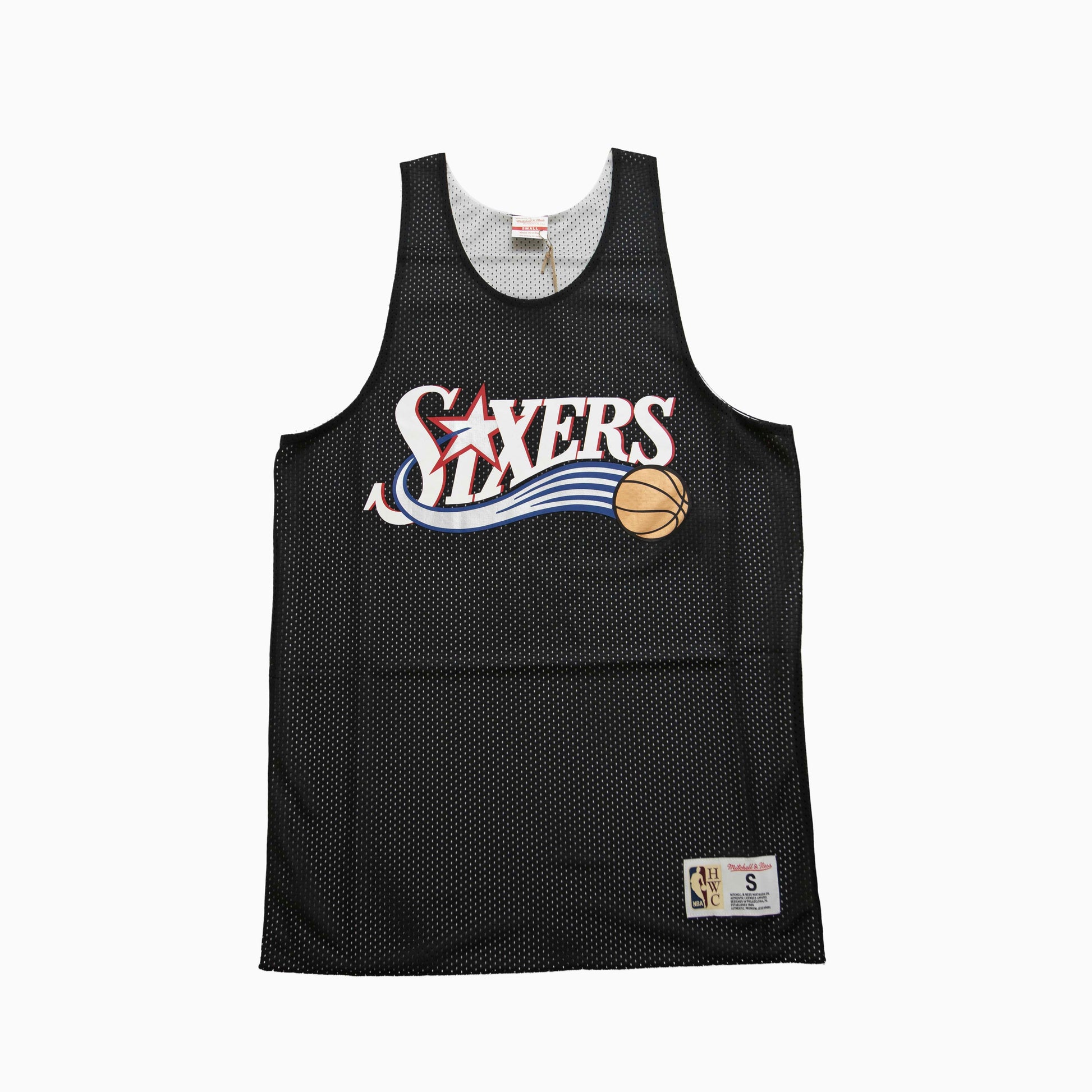 MITCHELL & NESS NBA reversible mesh tank vintage logo