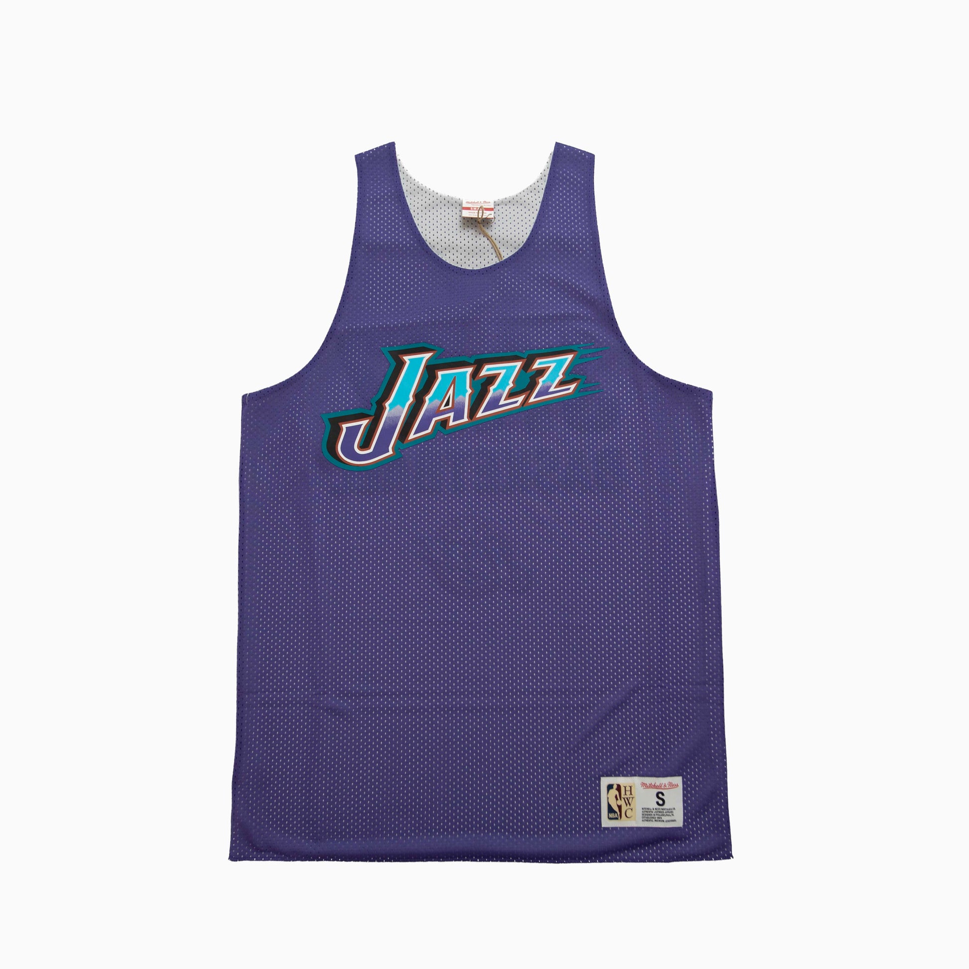 MITCHELL & NESS NBA reversible mesh tank vintage logo