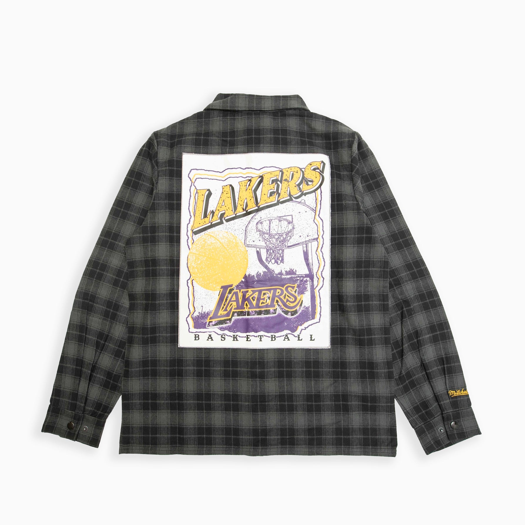 Mitchell & Ness NBA PLAID LS SHIRTS