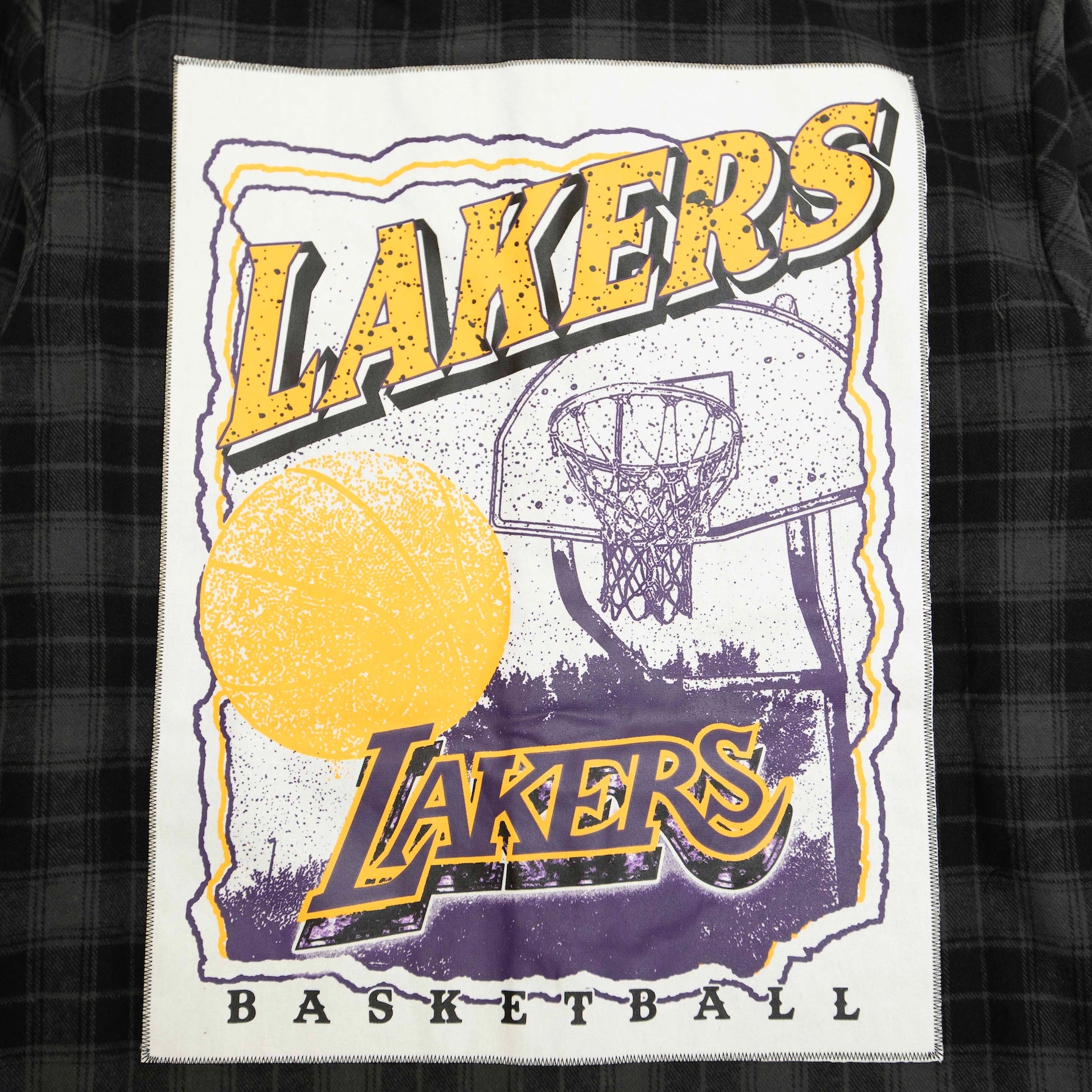 Mitchell & Ness NBA PLAID LS SHIRTS