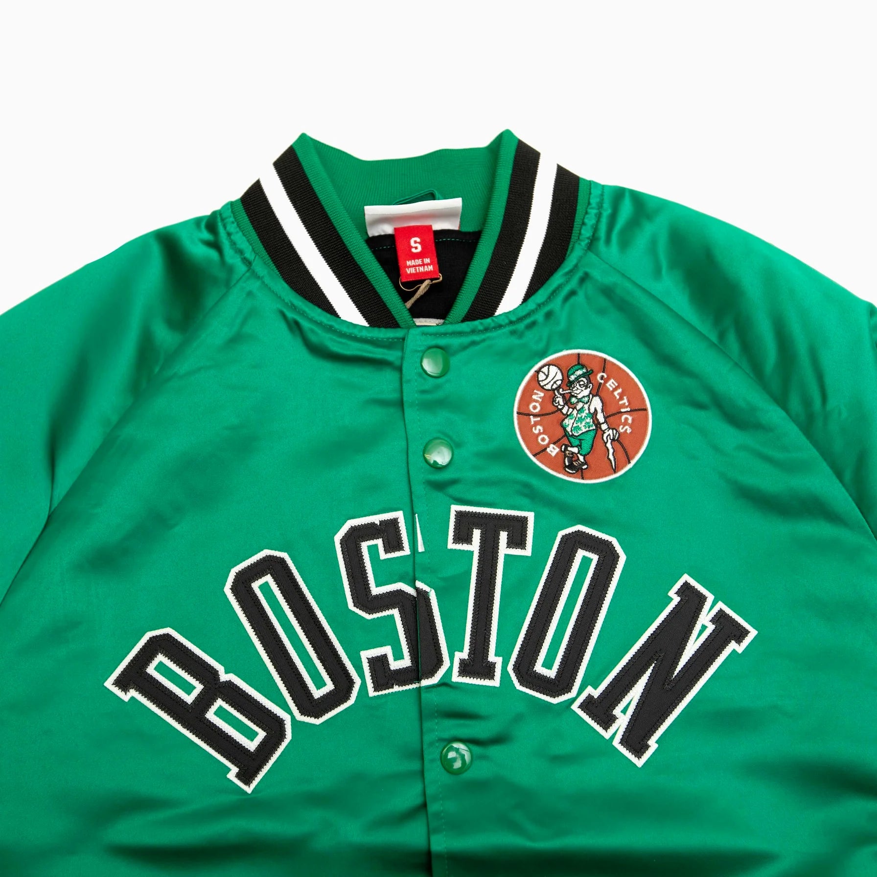 Mitchell & Ness LIHGHTWEIGHT SATIN JACKET VINTAGE LOGO