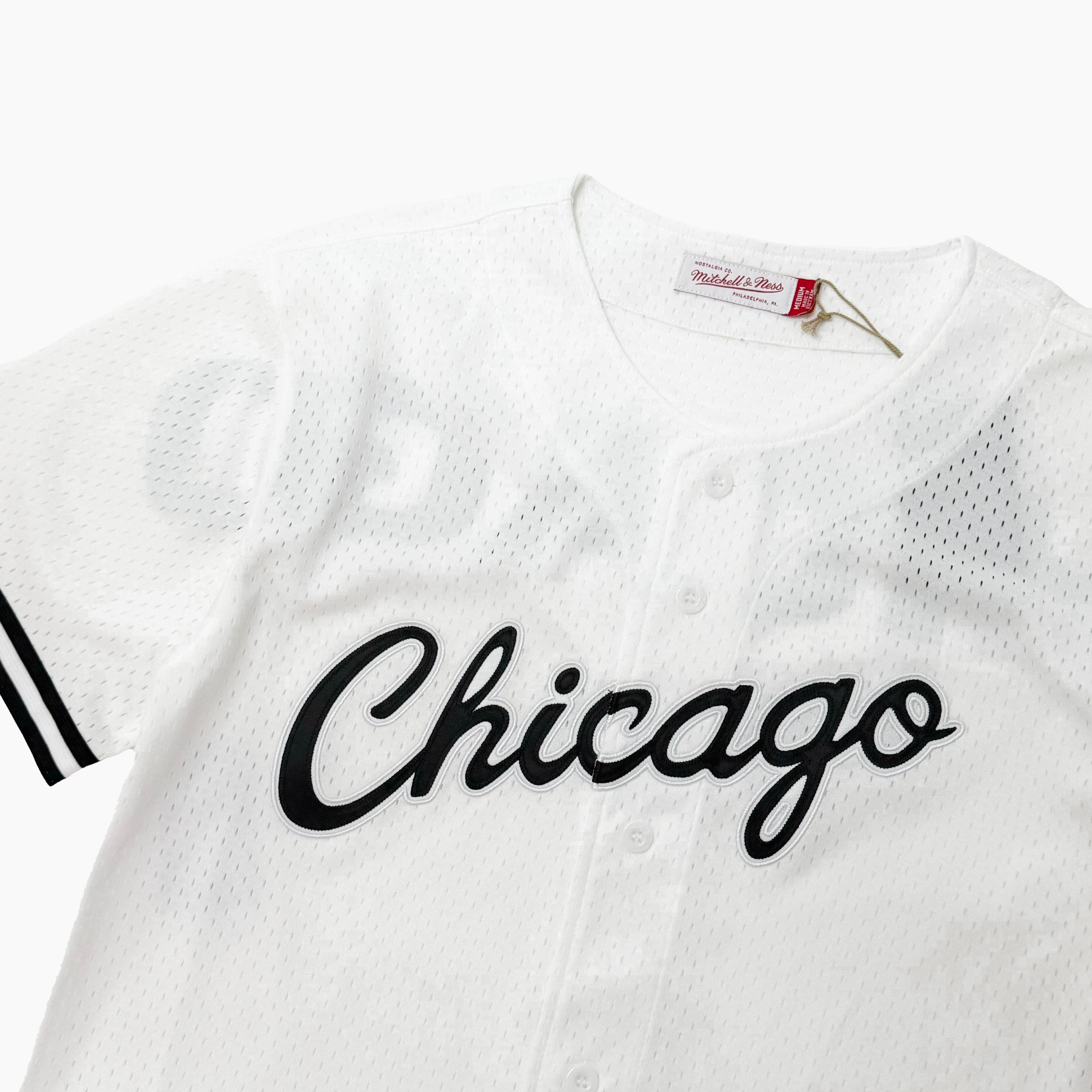 Mitchell and Ness NBA MONOCHROME MESH BP CHICAGO BULLS