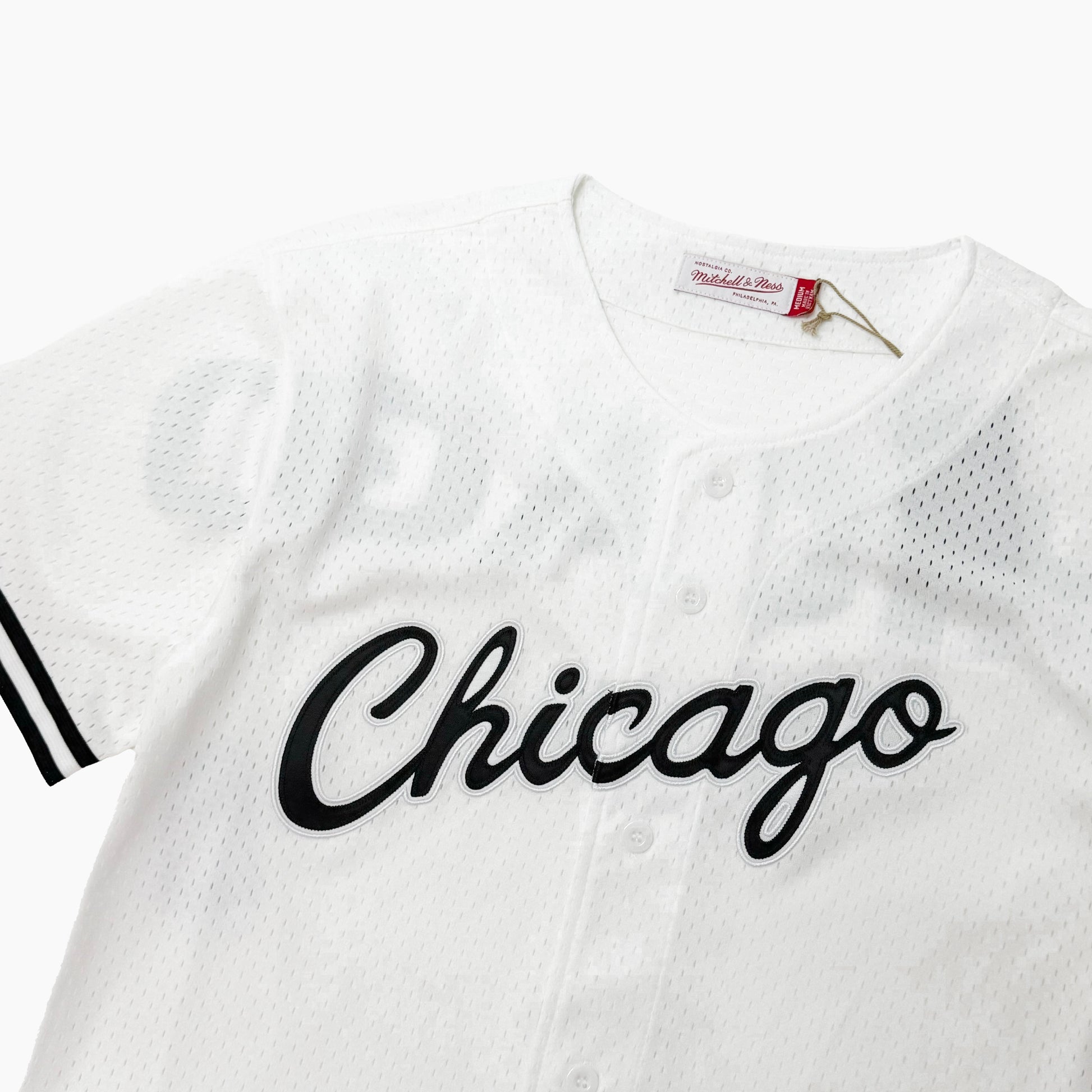 Mitchell and Ness NBA MONOCHROME MESH BP CHICAGO BULLS