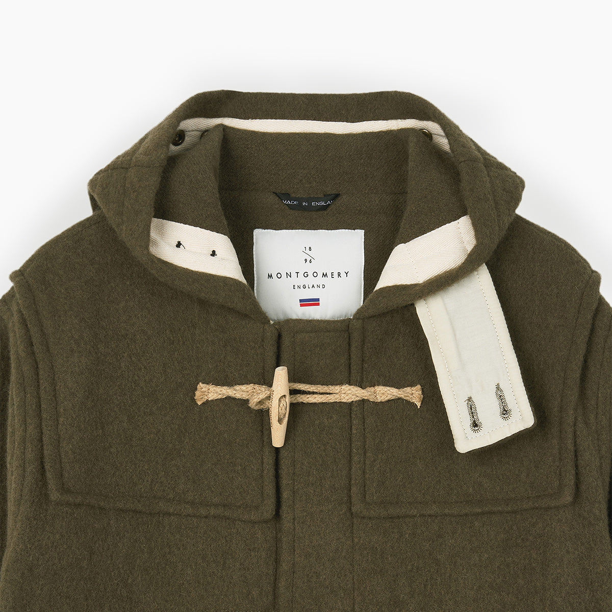 MONTGOMERY ORIGINAL BOILED WOOL DUFFLE COAT