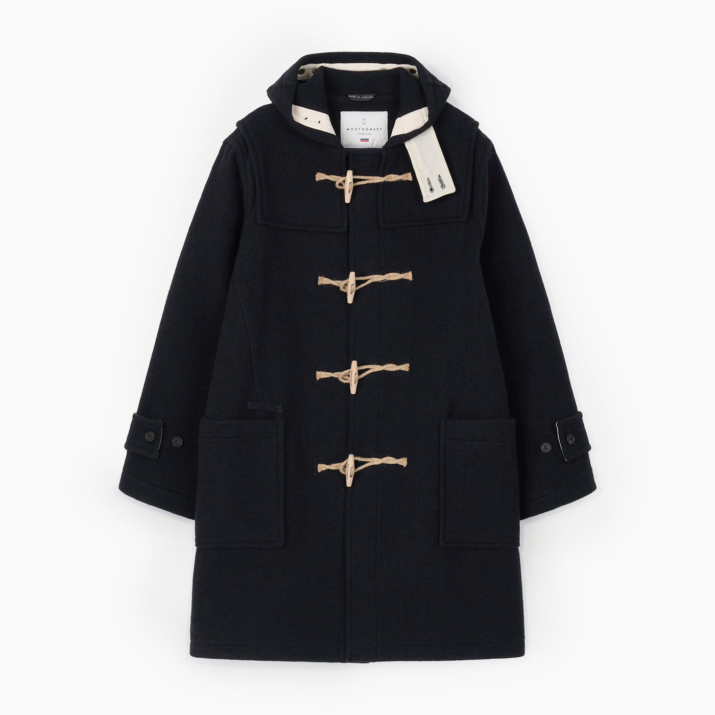 MONTGOMERY ORIGINAL BOILED WOOL DUFFLE COAT