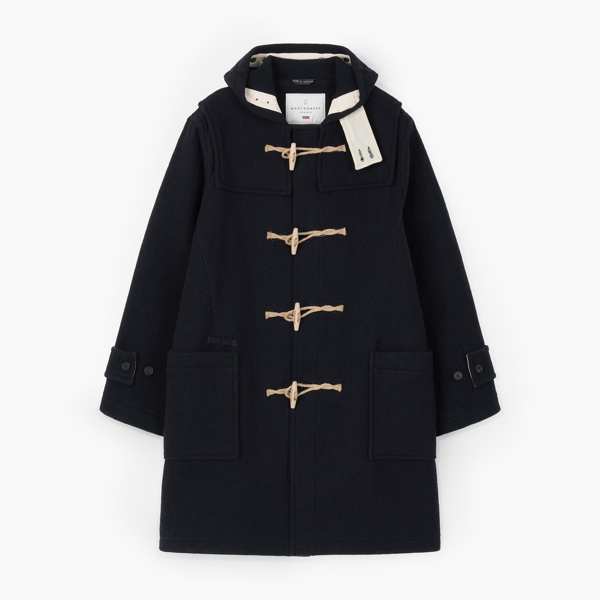 MONTGOMERY ORIGINAL BOILED WOOL DUFFLE COAT