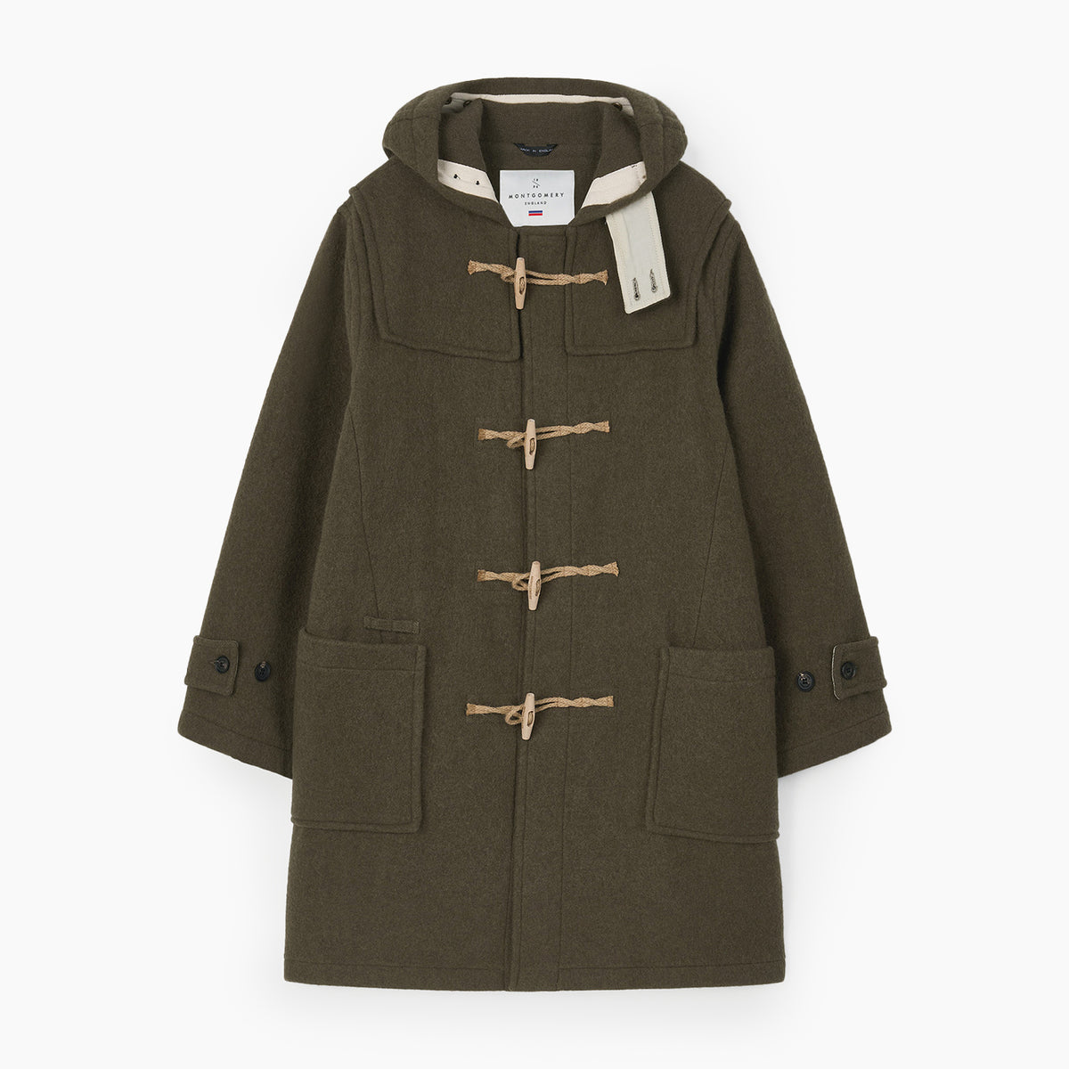MONTGOMERY ORIGINAL BOILED WOOL DUFFLE COAT