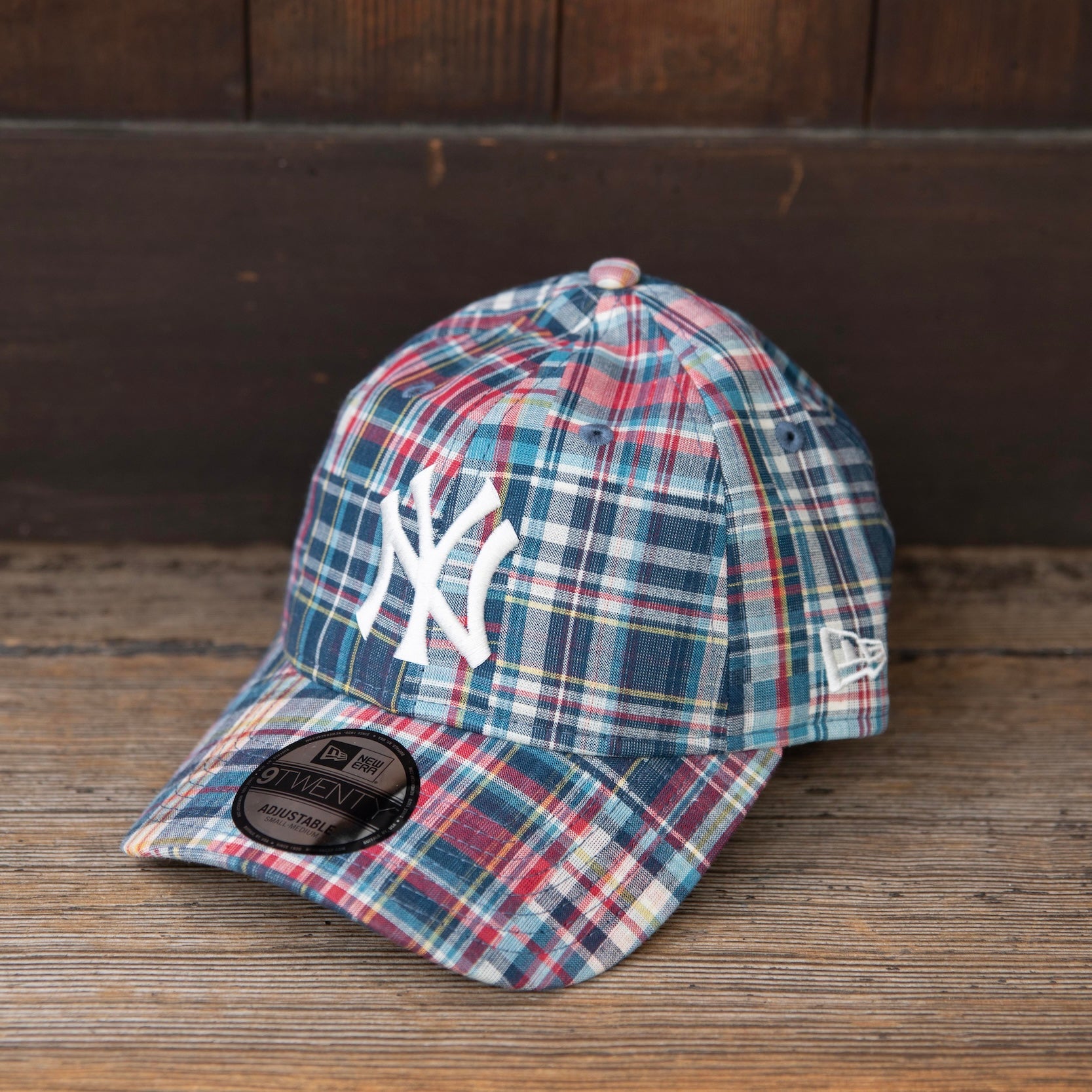 NEW ERA 9TWENTY MLB Patchwork NY Yankees Madrascheck