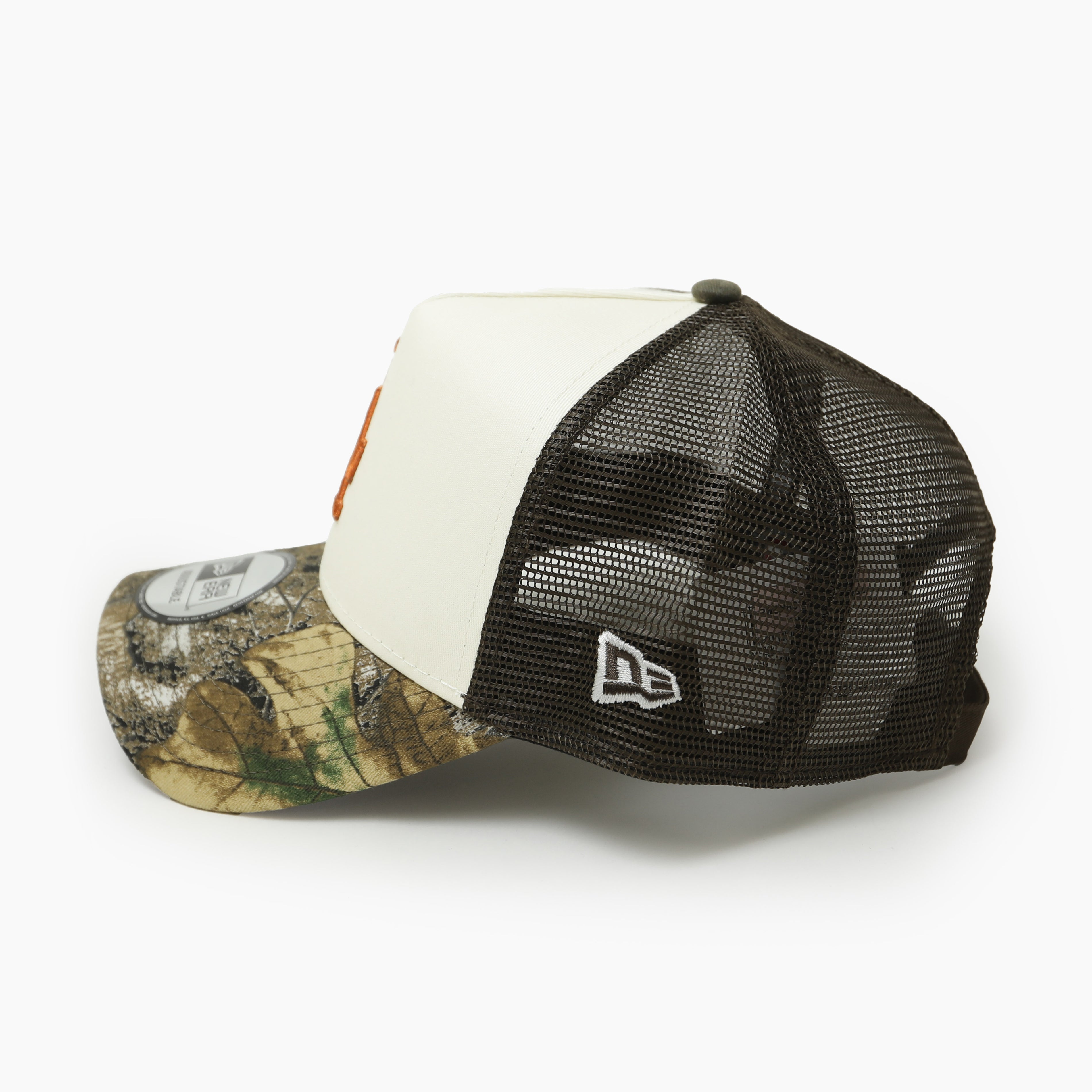 NEW ERA 9FORTY A-Frame トラッカー MLB Real Tree Camo ロサンゼルス・ドジャース リアルツリーカモ/クロームホワイト