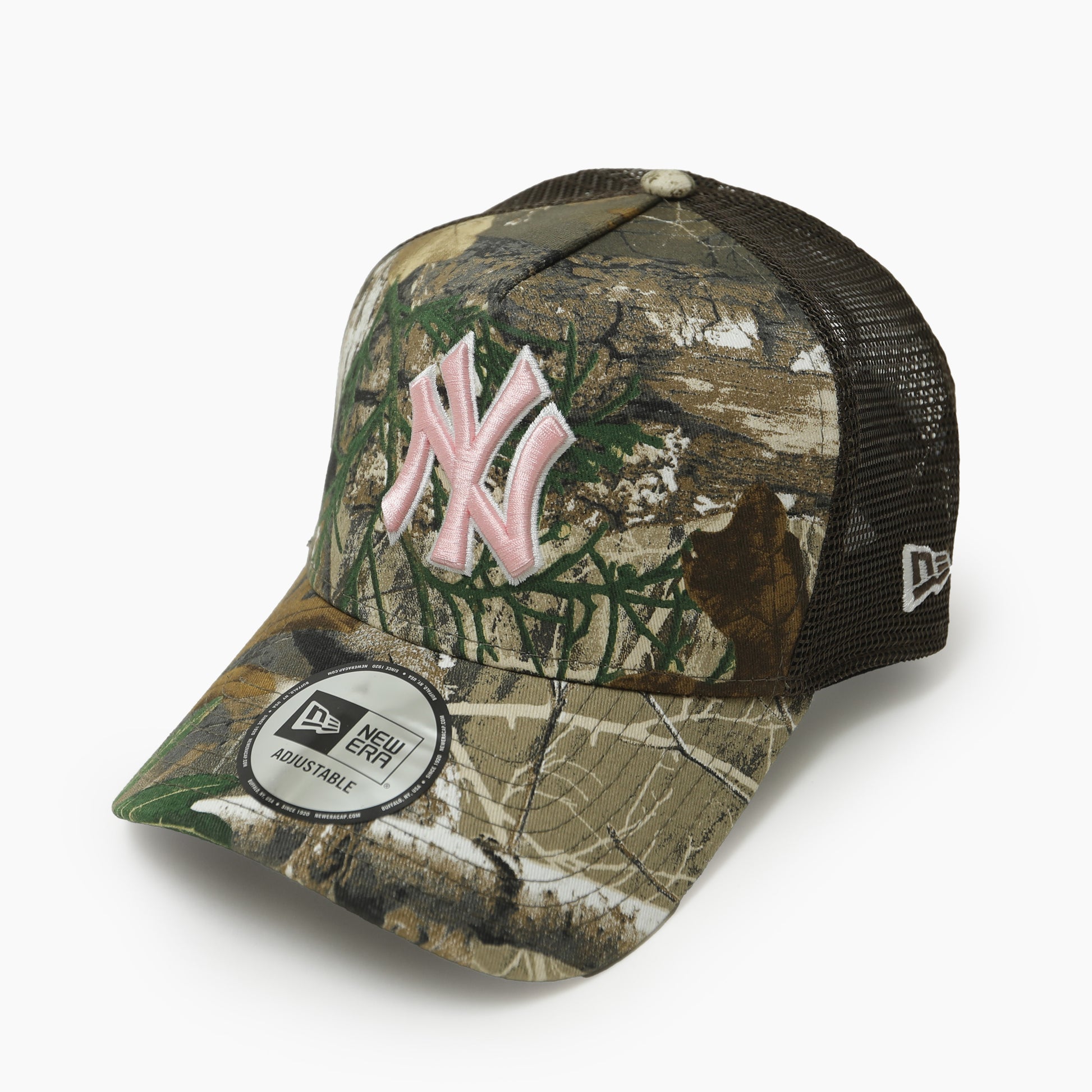 NEW ERA 9FORTY A-Frame トラッカー MLB Real Tree Camo ニューヨーク・ヤンキース　リアルツリーカモ