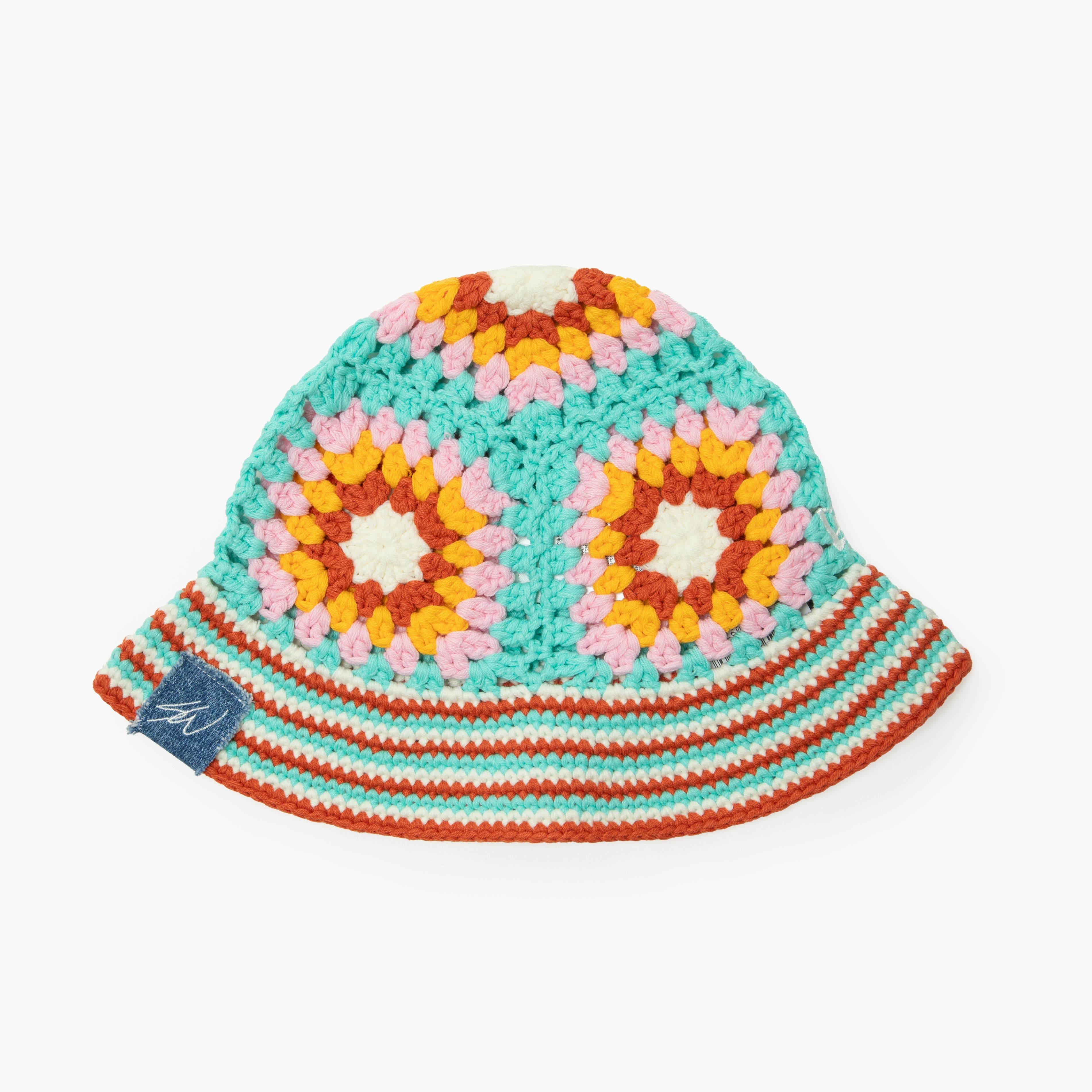 NEW ERA クロシェ ニットバケット エクスプローラー Sean Wotherspoon ブルーティント