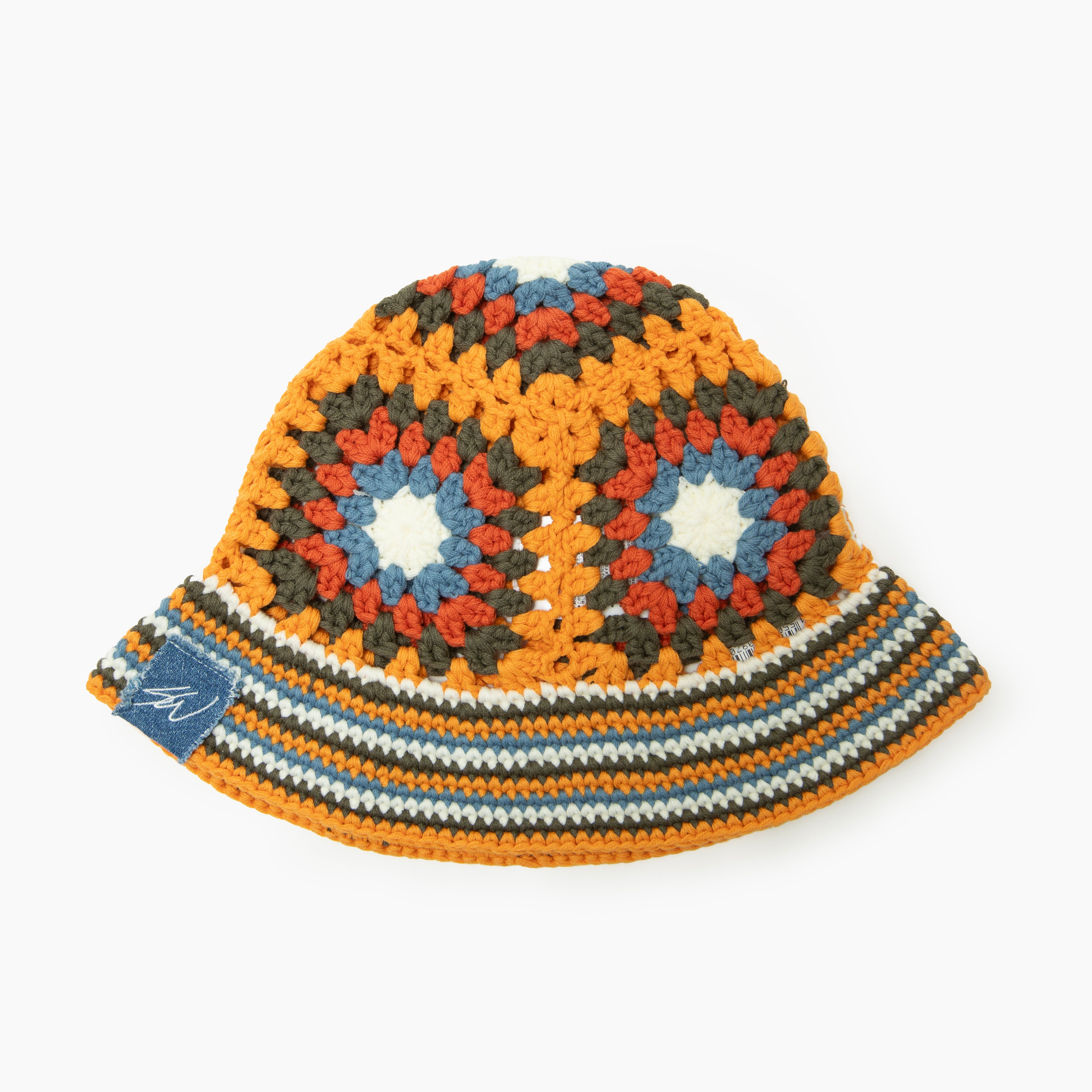 NEW ERA クロシェ ニットバケット エクスプローラー Sean Wotherspoon タンゴオレンジ
