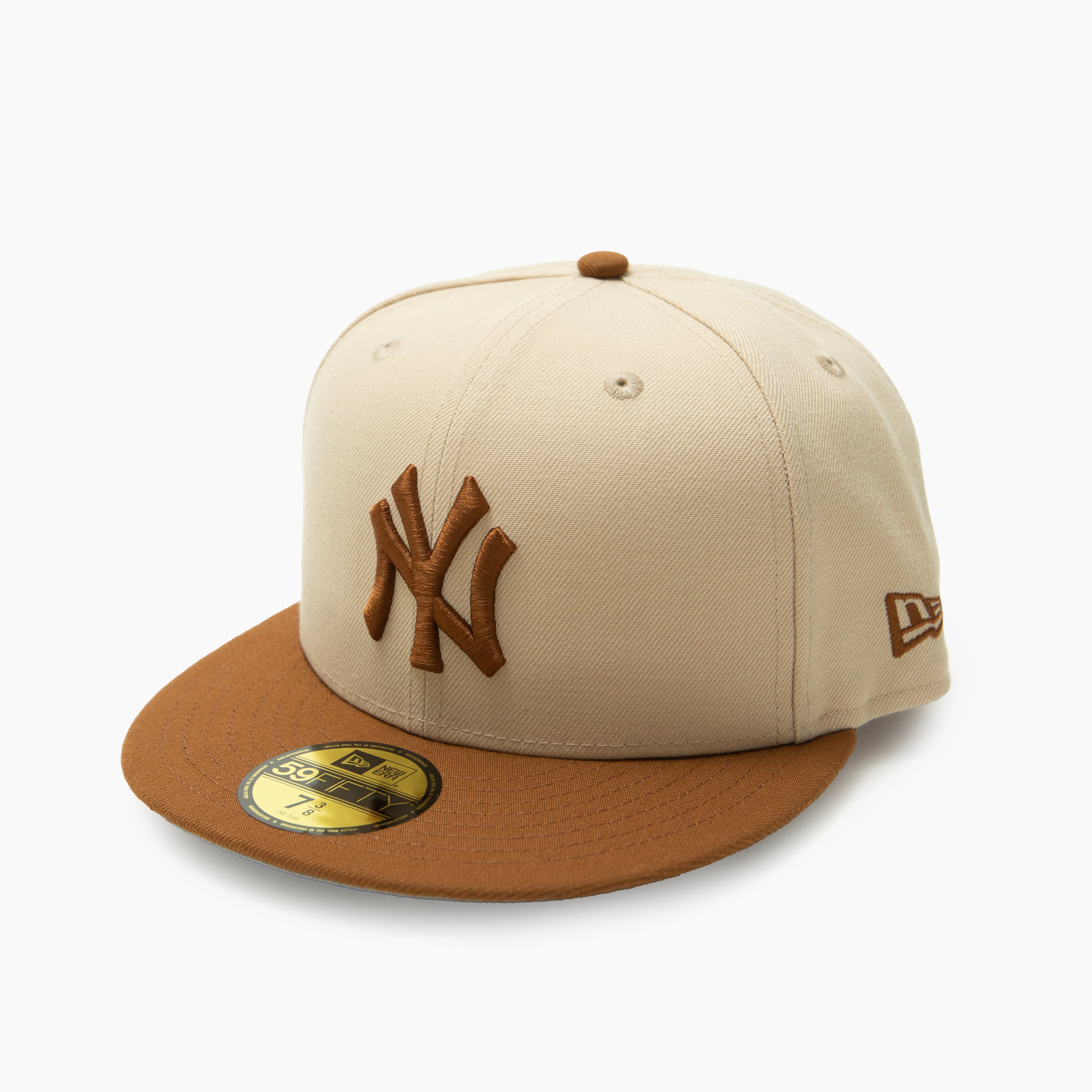 NEW ERA 59FIFTY Powered by GORO（MIN-NANO） ニューヨーク・ヤンキース オーツミルク/ティラミス