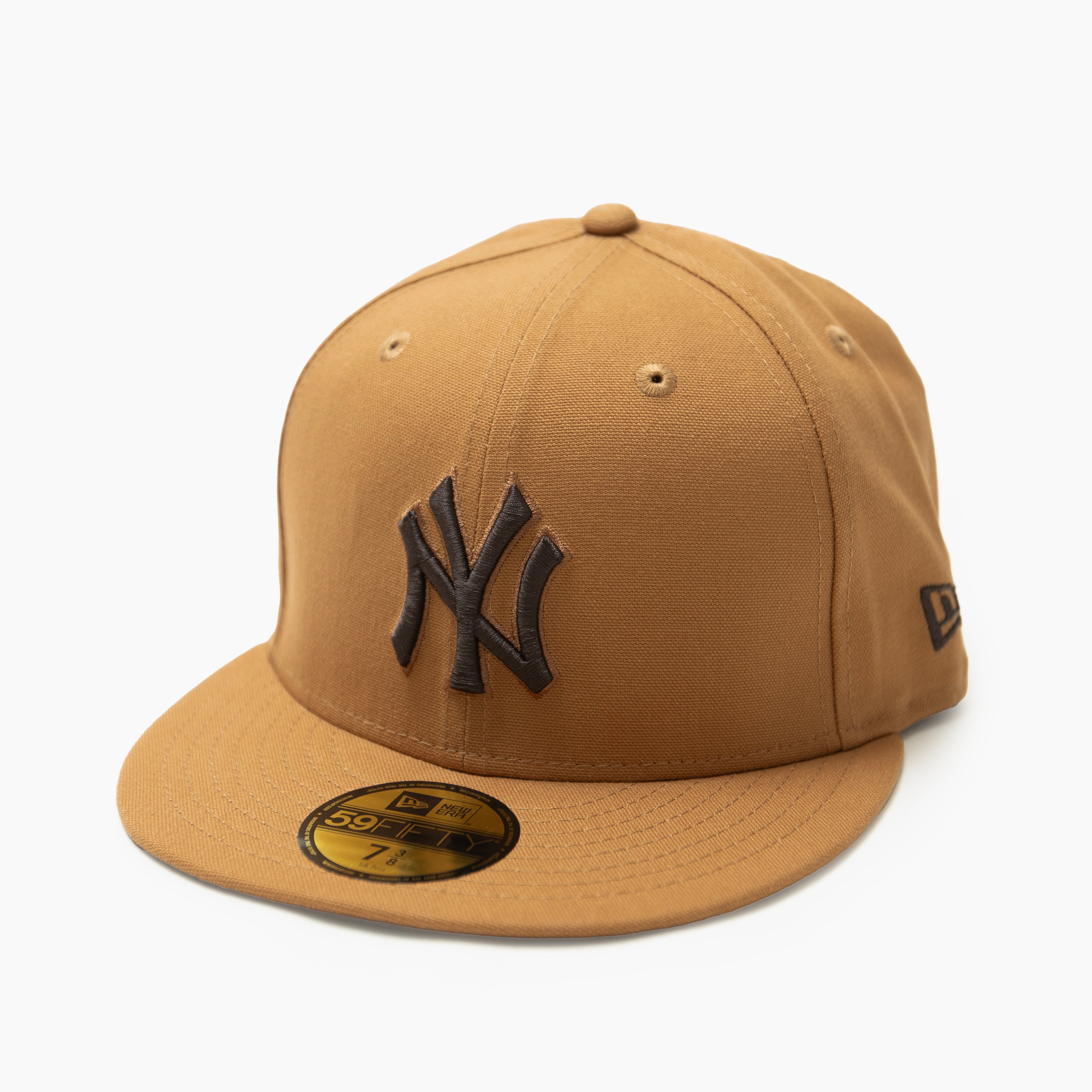 NEW ERA 59FIFTY MLB Duck Canvas ニューヨーク・ヤンキース ライトブロンズ