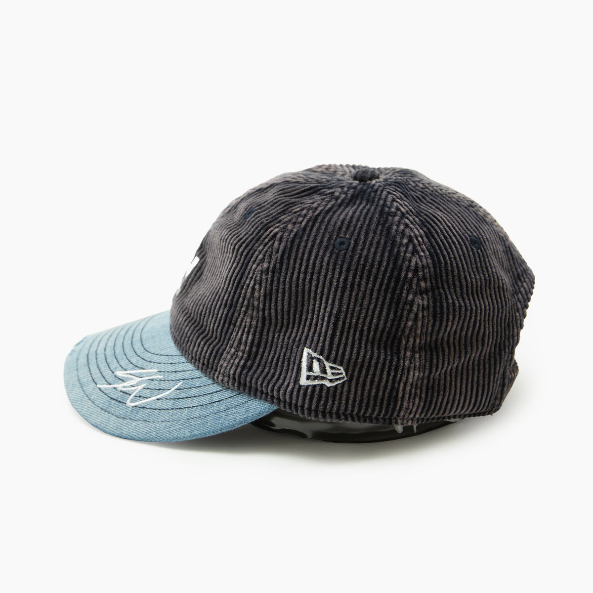 NEW ERA 9THIRTY Sean Wotherspoon ロサンゼルス・ドジャース ネイビーコーデュロイ ウォッシュドデニムバイザー