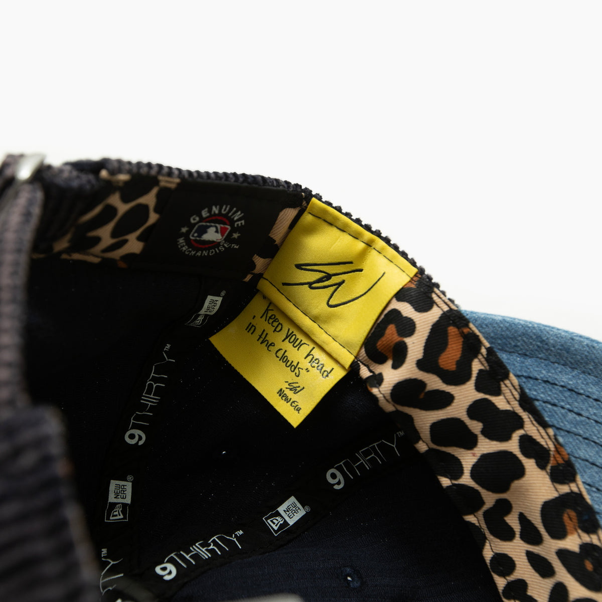 NEW ERA 9THIRTY Sean Wotherspoon ロサンゼルス・ドジャース ネイビーコーデュロイ ウォッシュドデニムバイザー