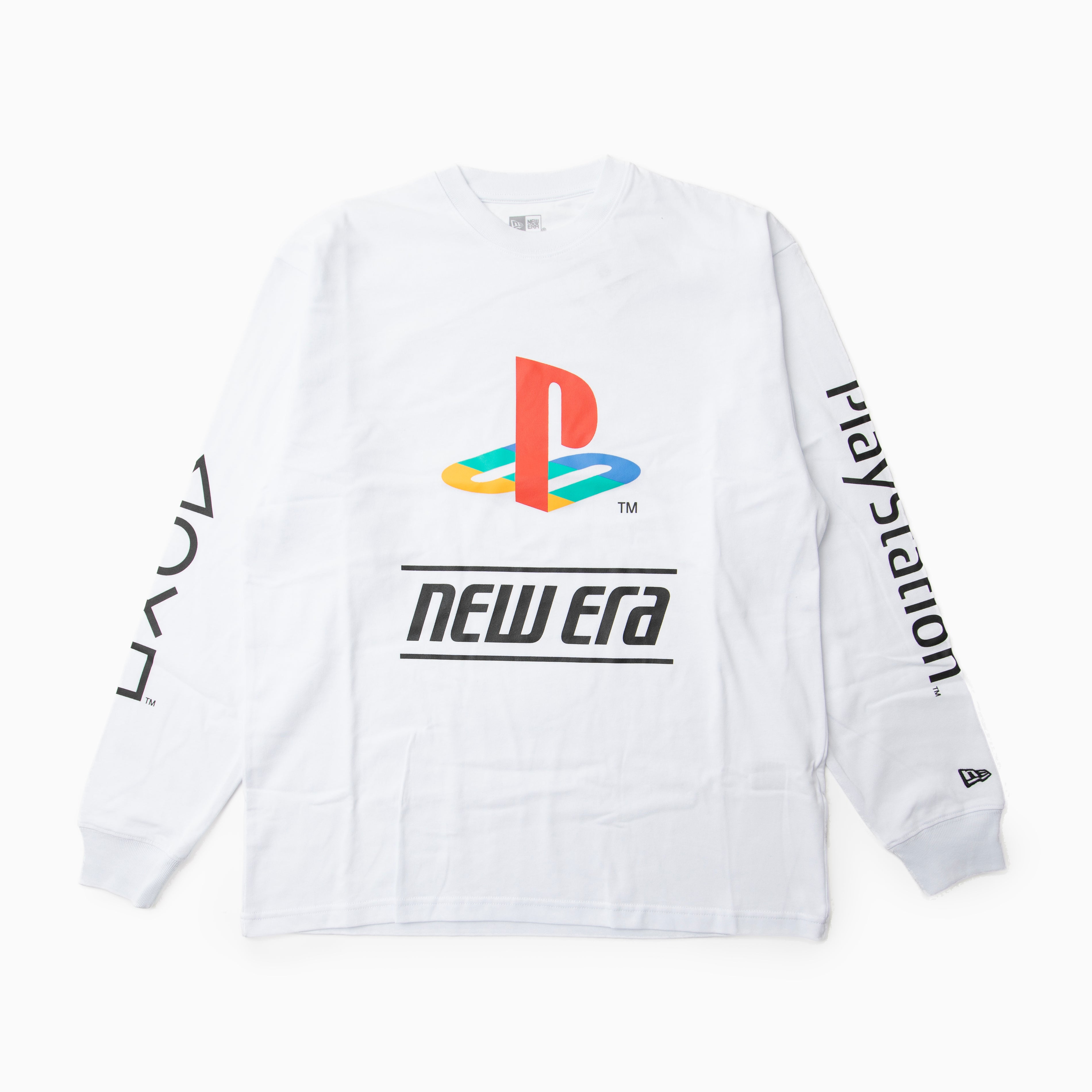 New era LS OS CT TEE PSFM NE LOGO WHITE