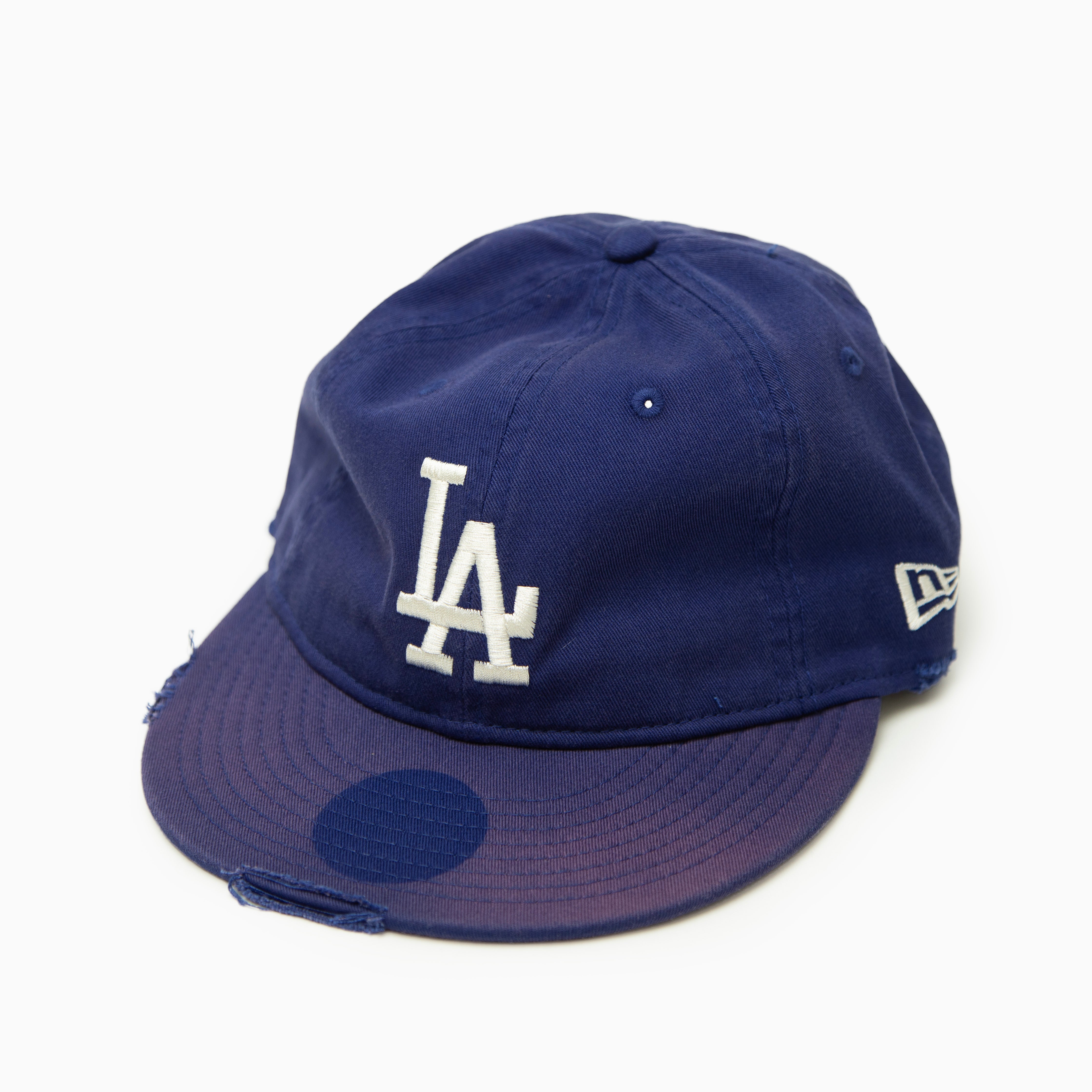 New Era 9THIRTY Los Angeles Dodgers ダメージ バックル バイザー