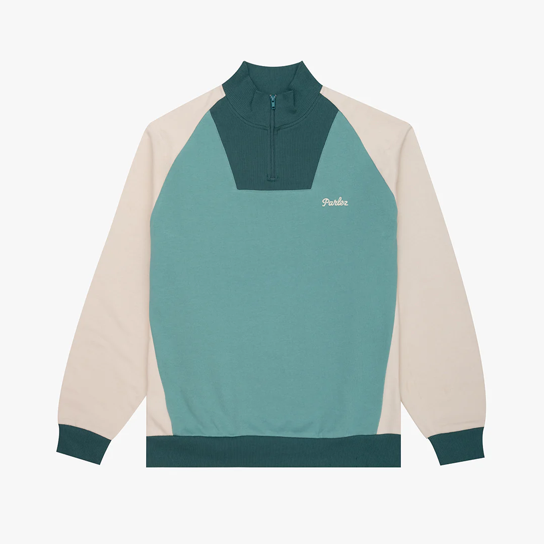 PARLEZ Zenith Quarter Zip Sage Shore