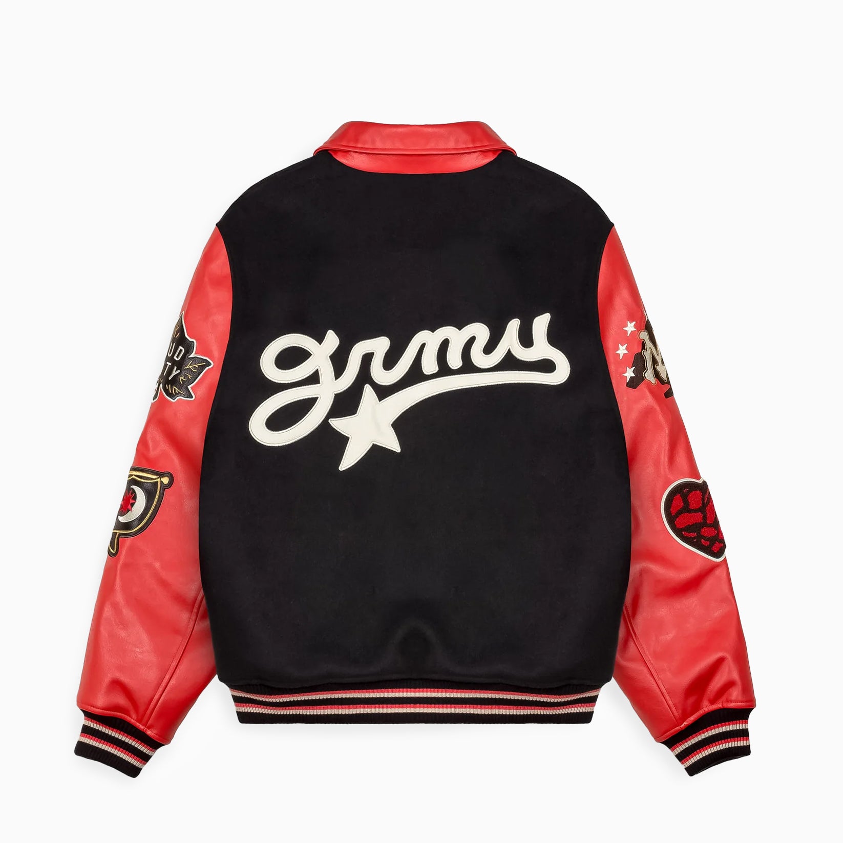 GRIMEY Mud'S The Residence Black Baseball Jacket