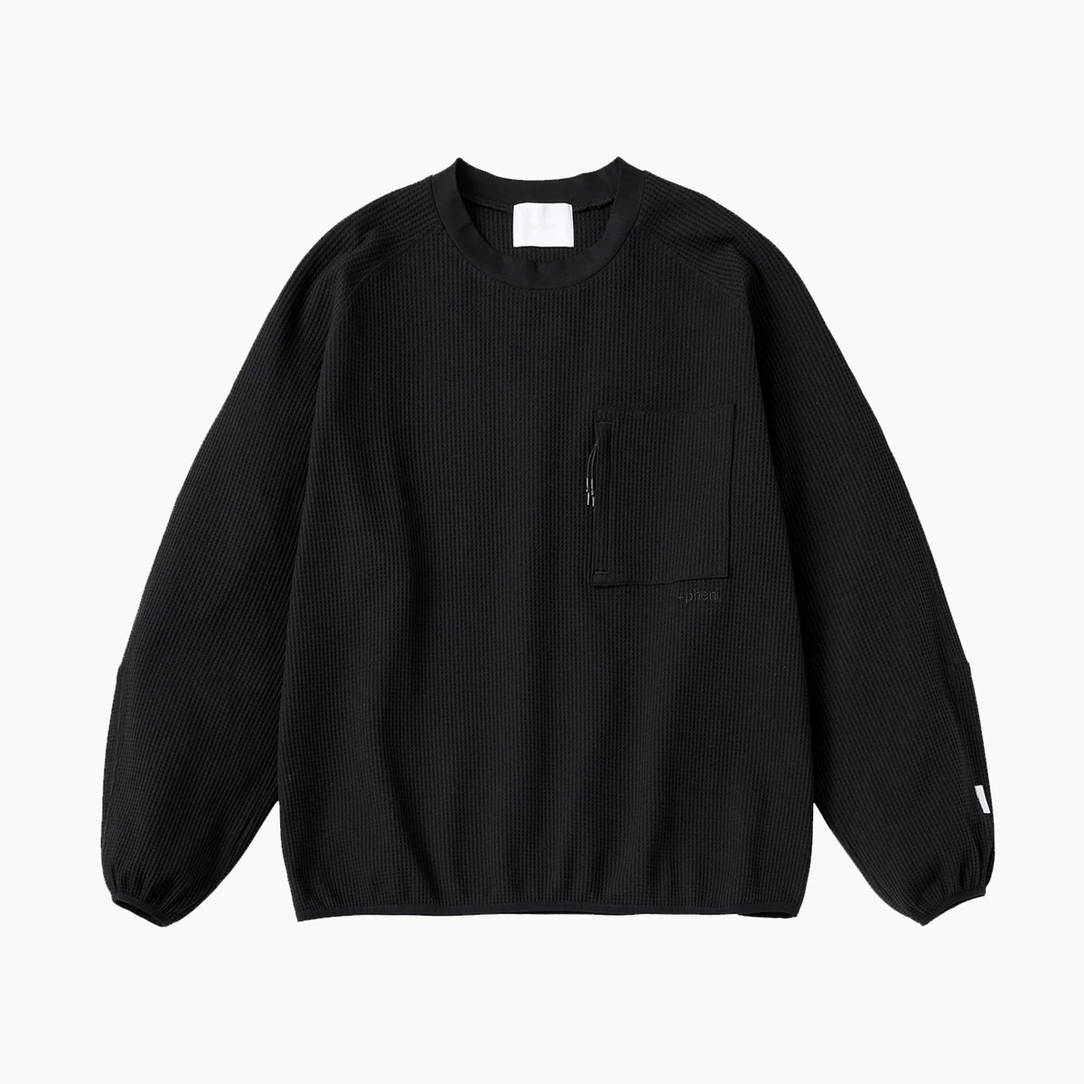 +phenix WAFFLE SCULPTED LONG SLEEVE TEE / ワッフルスカルプテッド ロングスリーブTシャツ