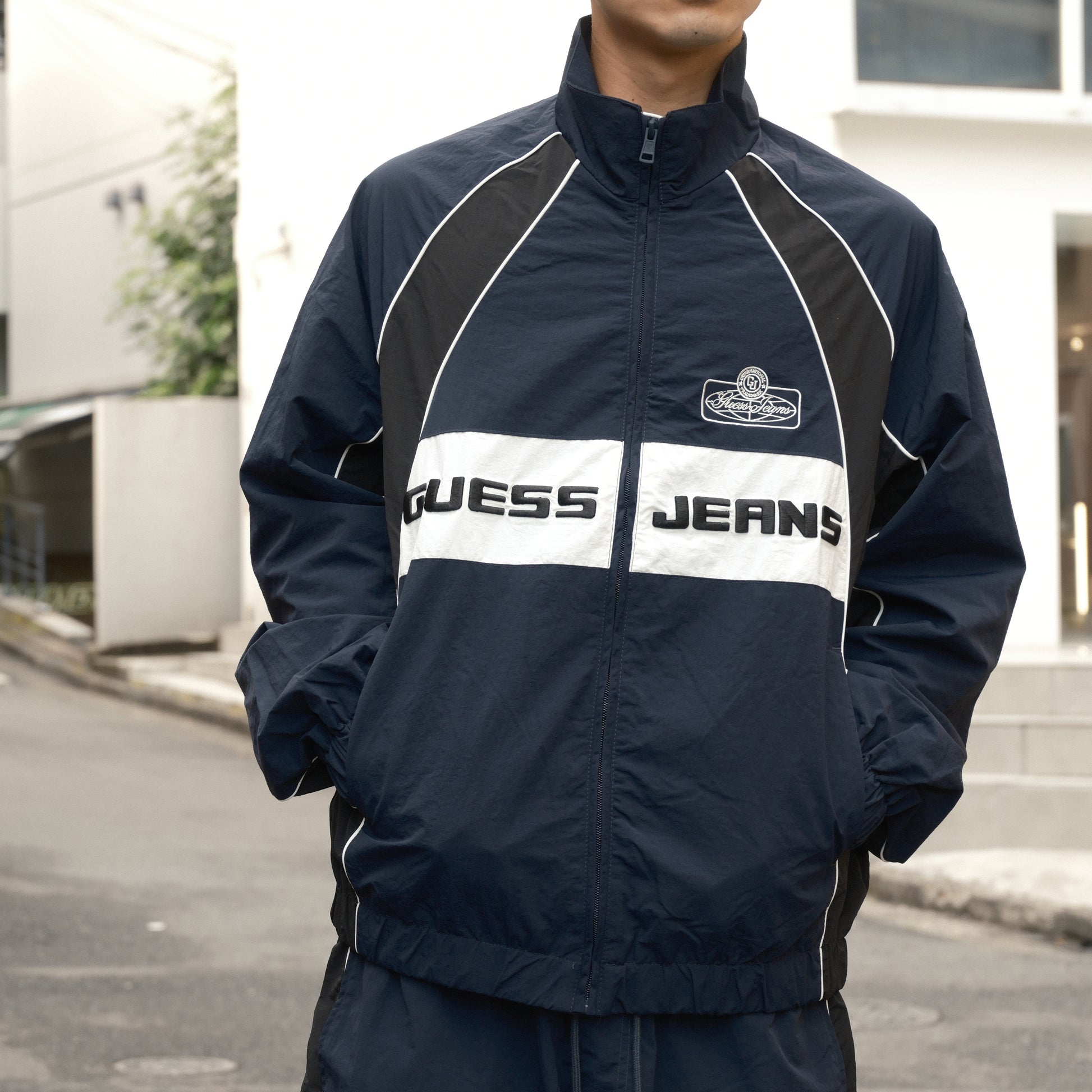 Guess Jeans GJ CRINKLE NYLON TRACK JACKET