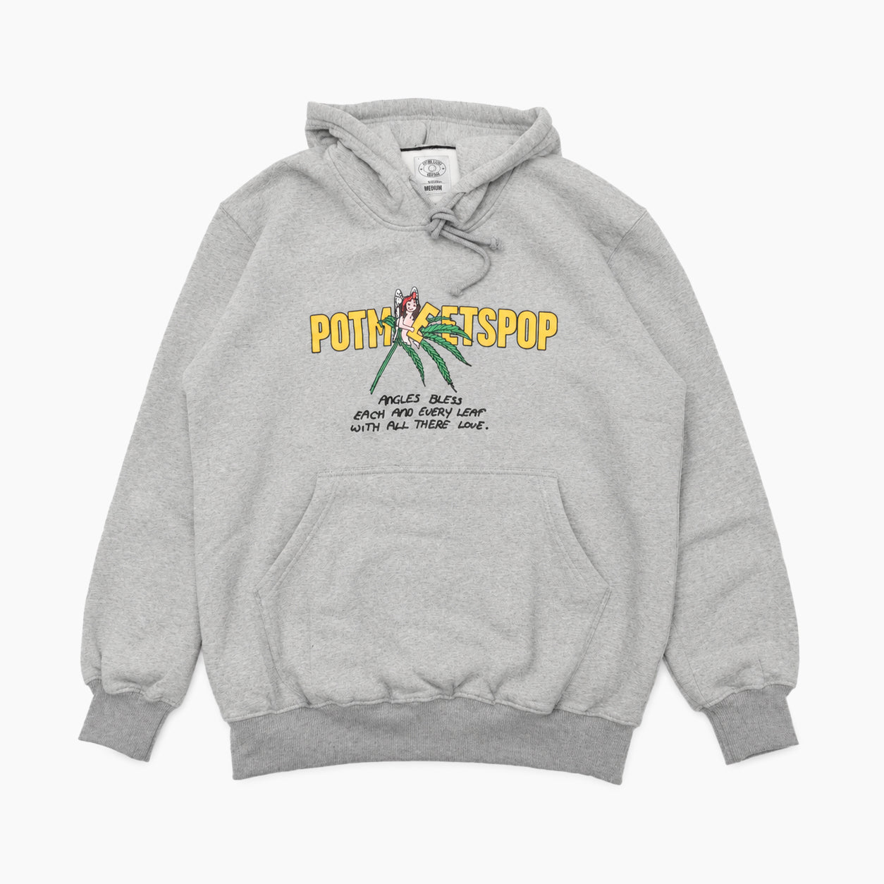 POT MEETS POP " LEAF LOGO HOODIE