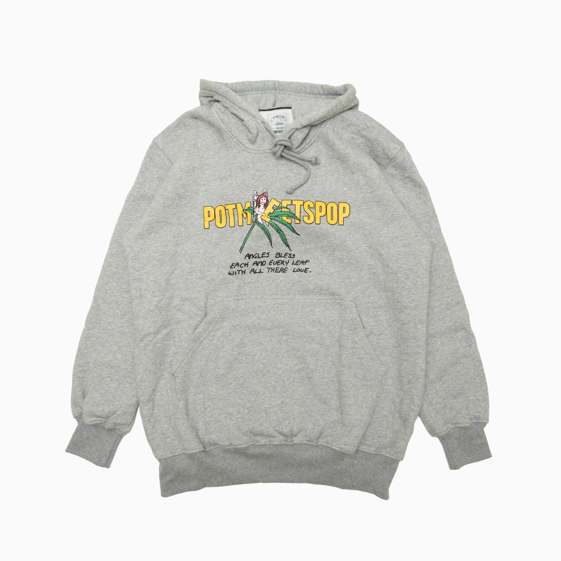 POT MEETS POP " LEAF LOGO HOODIE