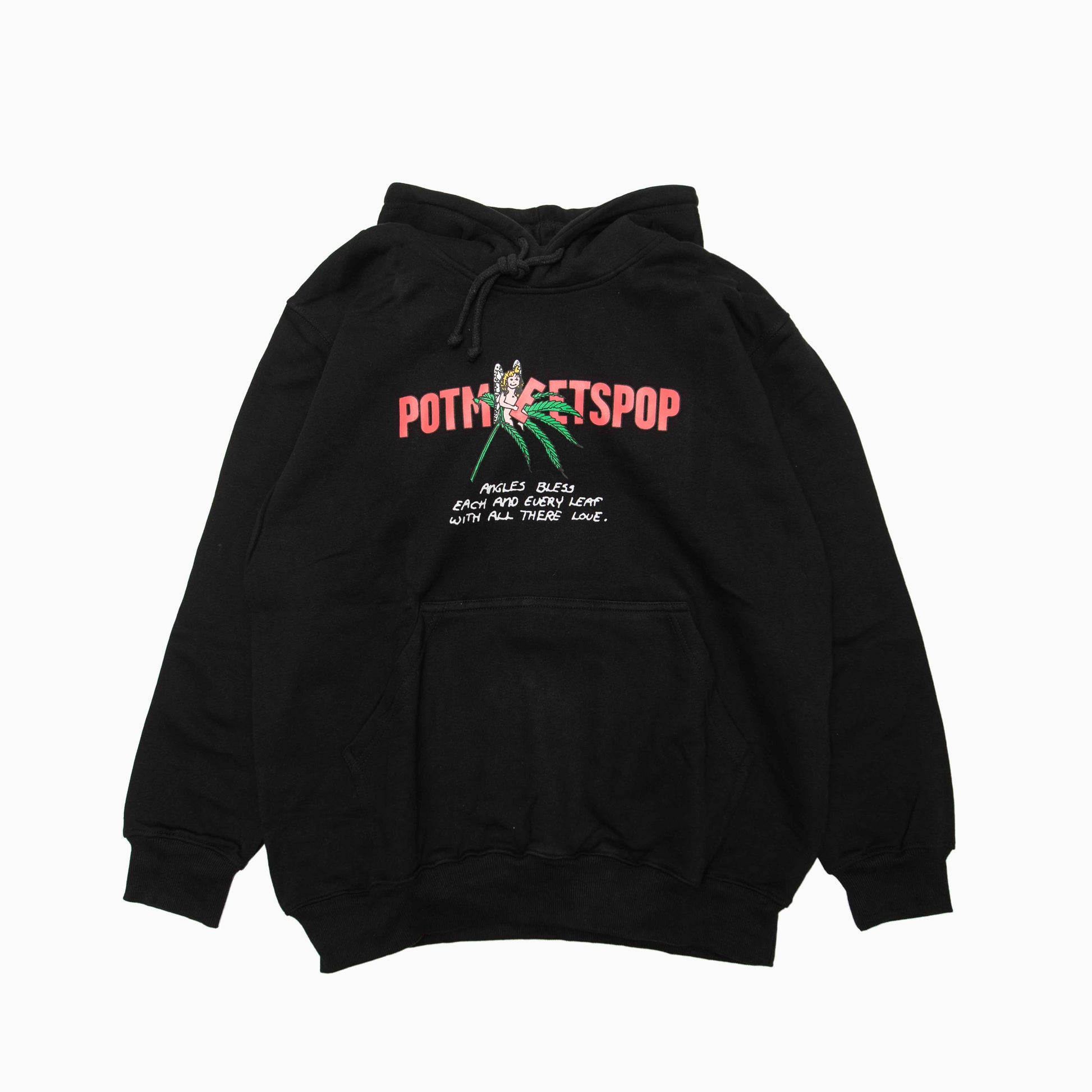 POT MEETS POP " LEAF LOGO HOODIE