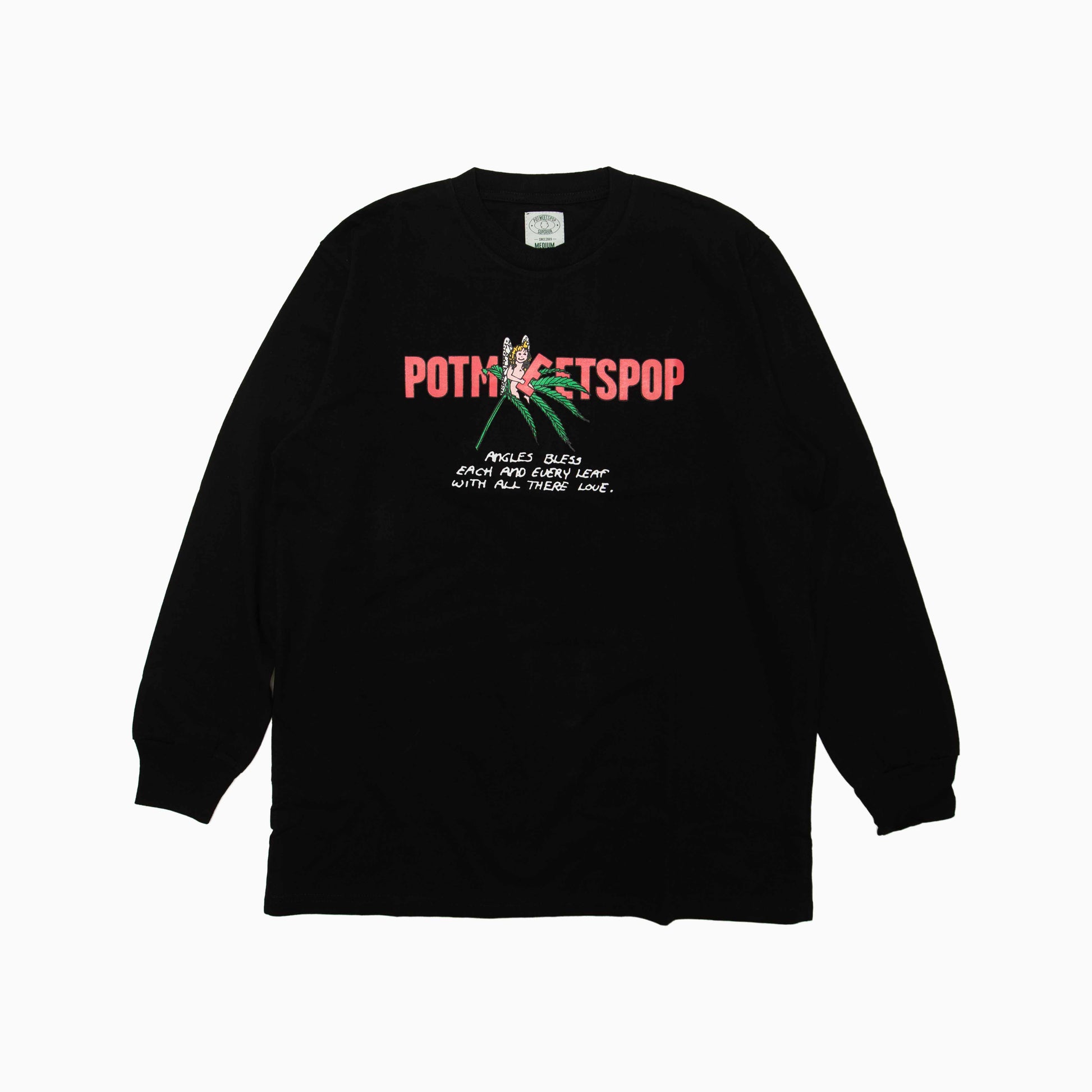 POT MEETS POP " LEAF LOGO LS
