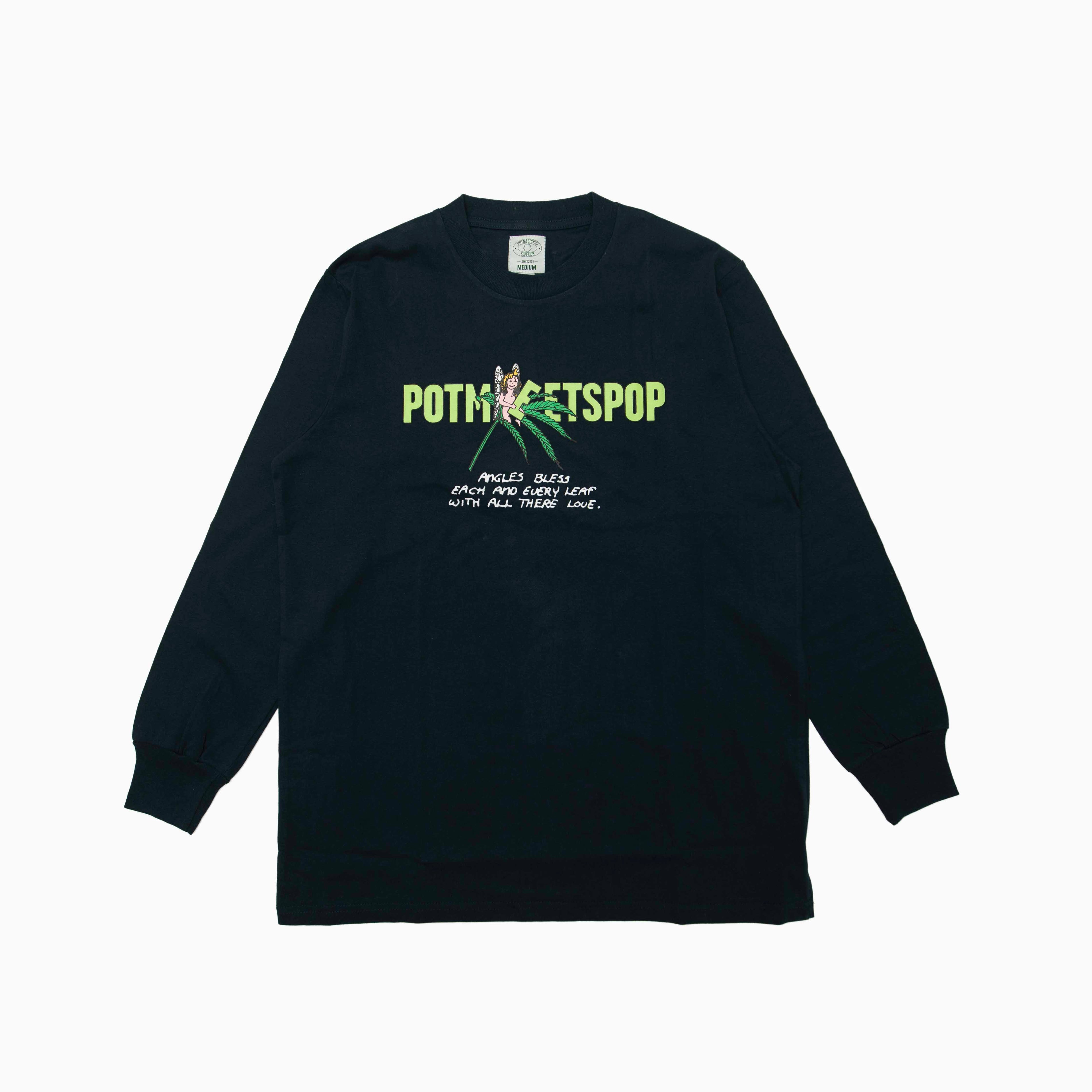 POT MEETS POP " LEAF LOGO LS