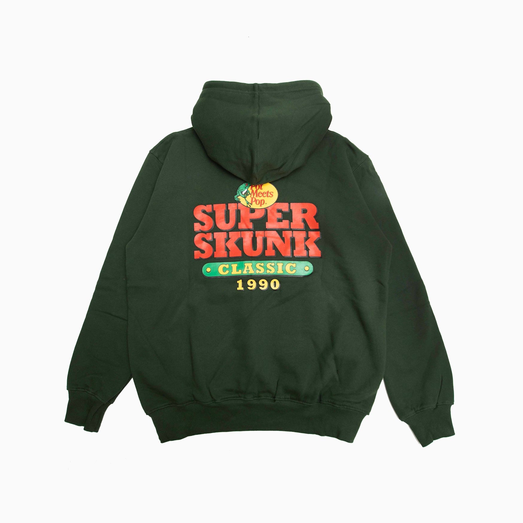 POT MEETS POP " FROGGIE HOODIE GREEN