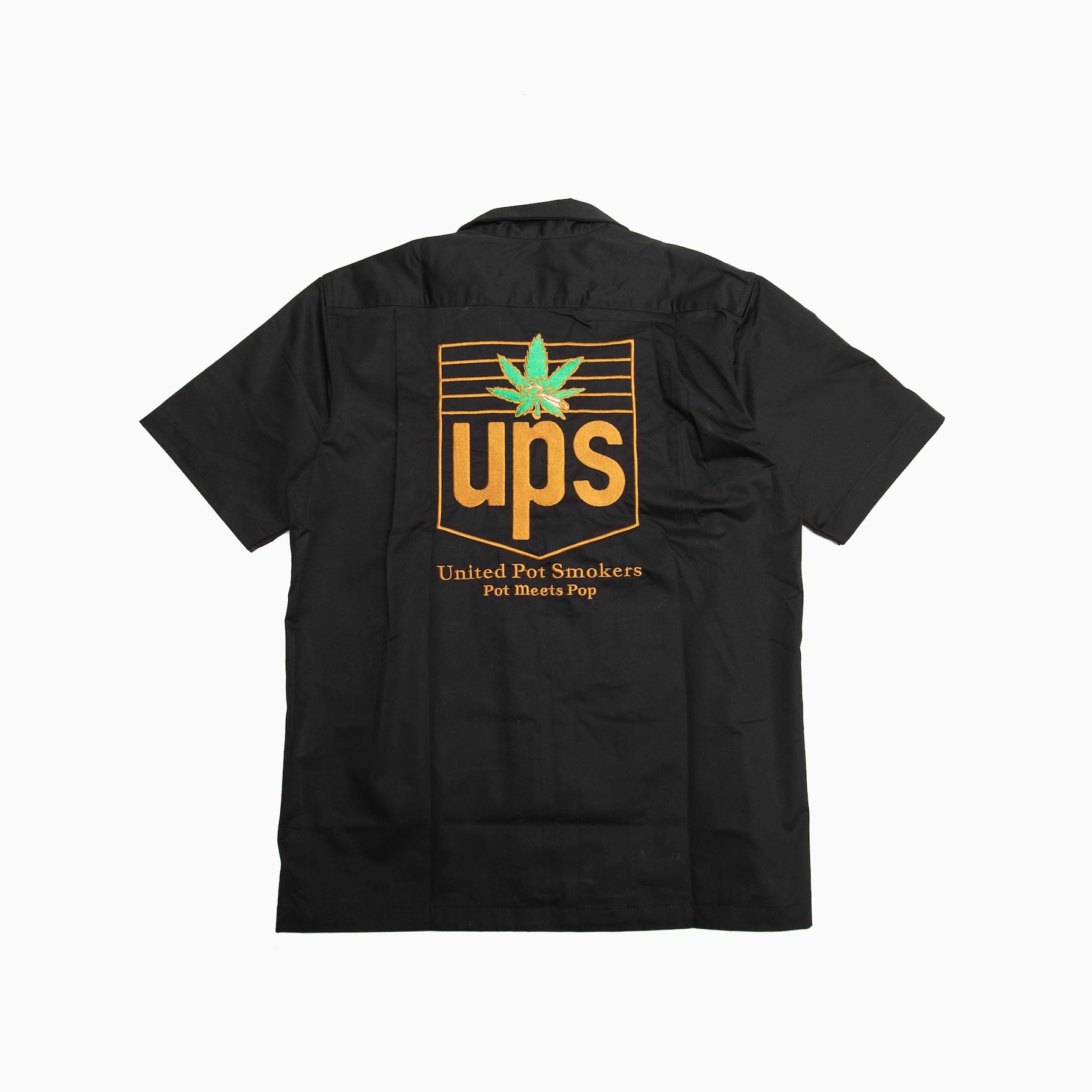 POT MEETS POP "UPS WORKSHIRT BLACK