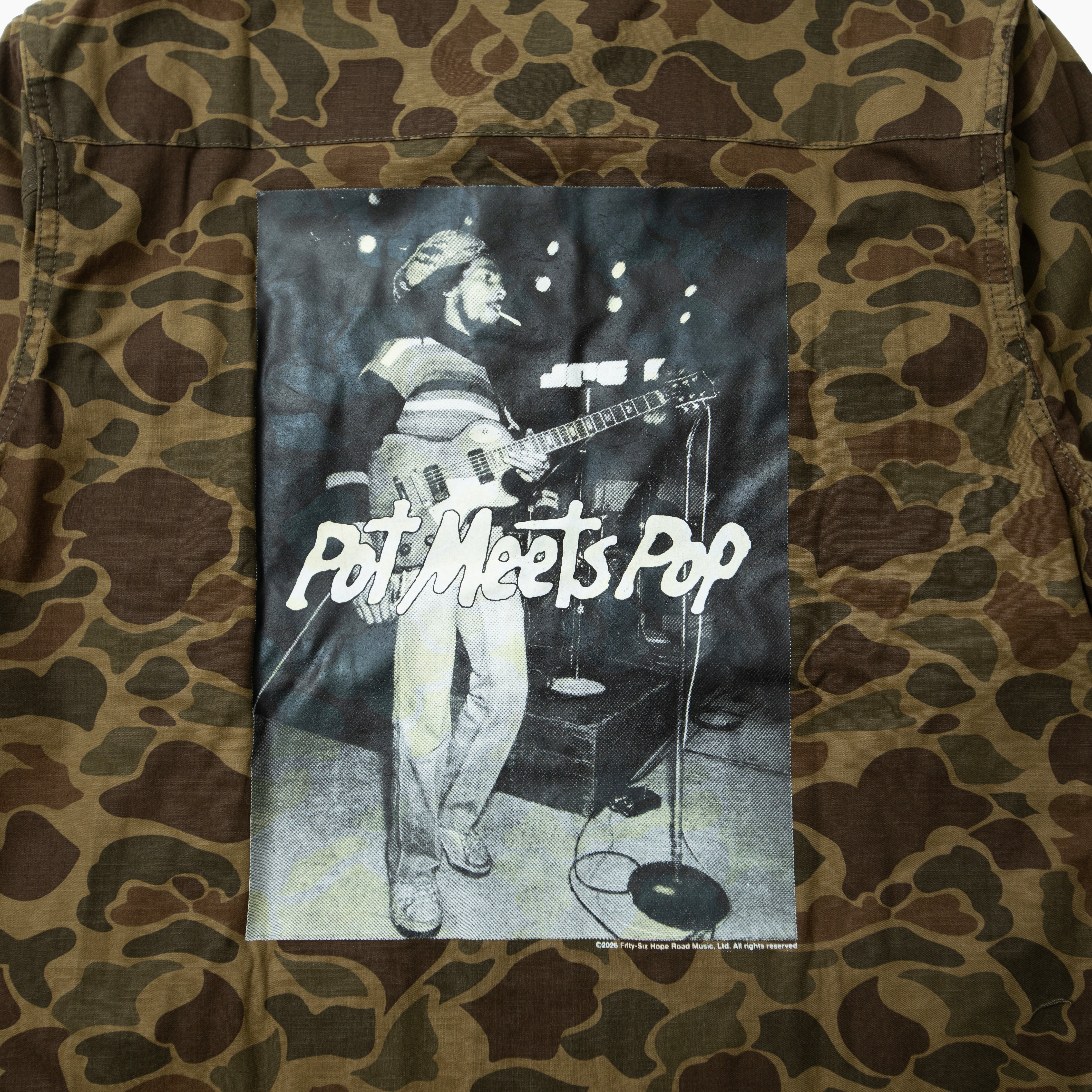 シャツ カモ柄 | POT MEETS POP OZ ARMY SLANTED POCKET – Surkucafe