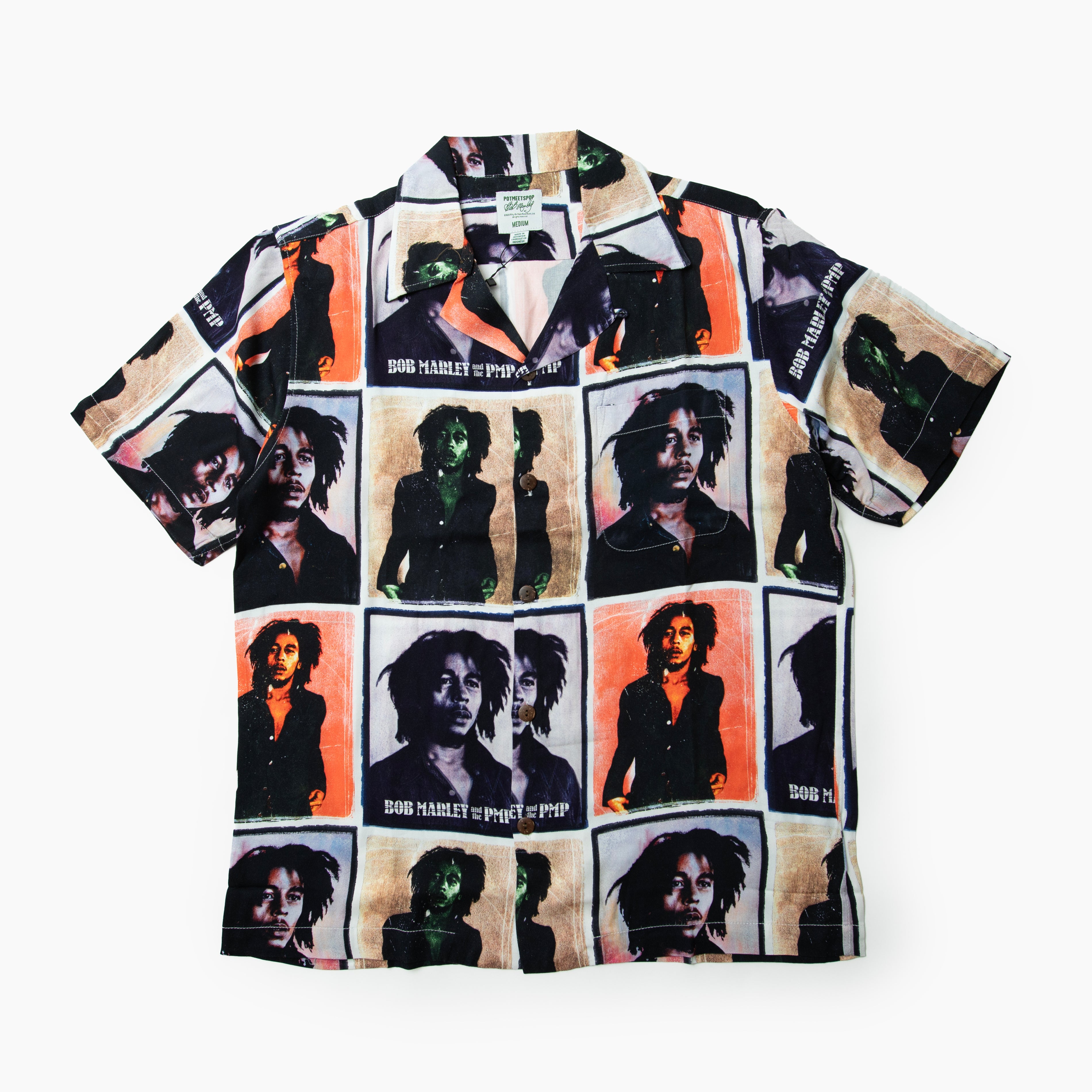 POT MEETS POP PHOTO ALOHA SHIRT