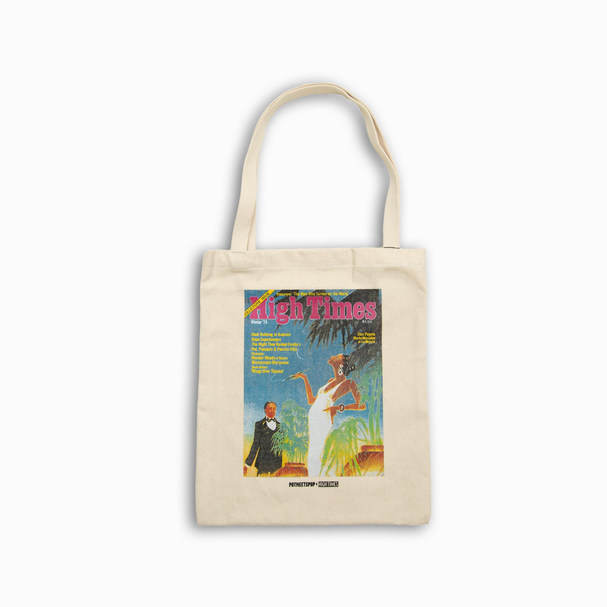 POT MEETS POP X HIGH TIMES MAGAZINE - TOTEBAG