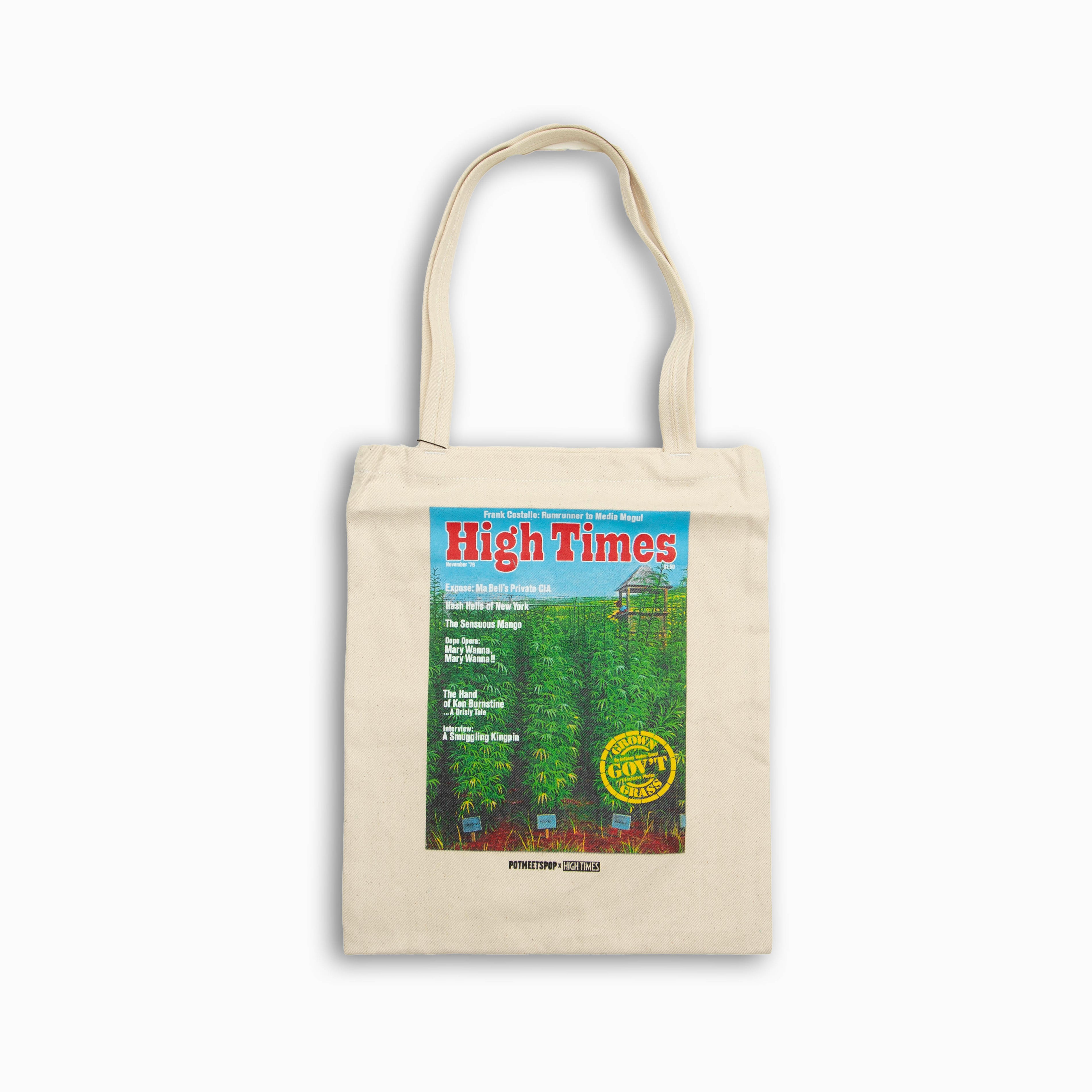POT MEETS POP X HIGH TIMES MAGAZINE - TOTEBAG