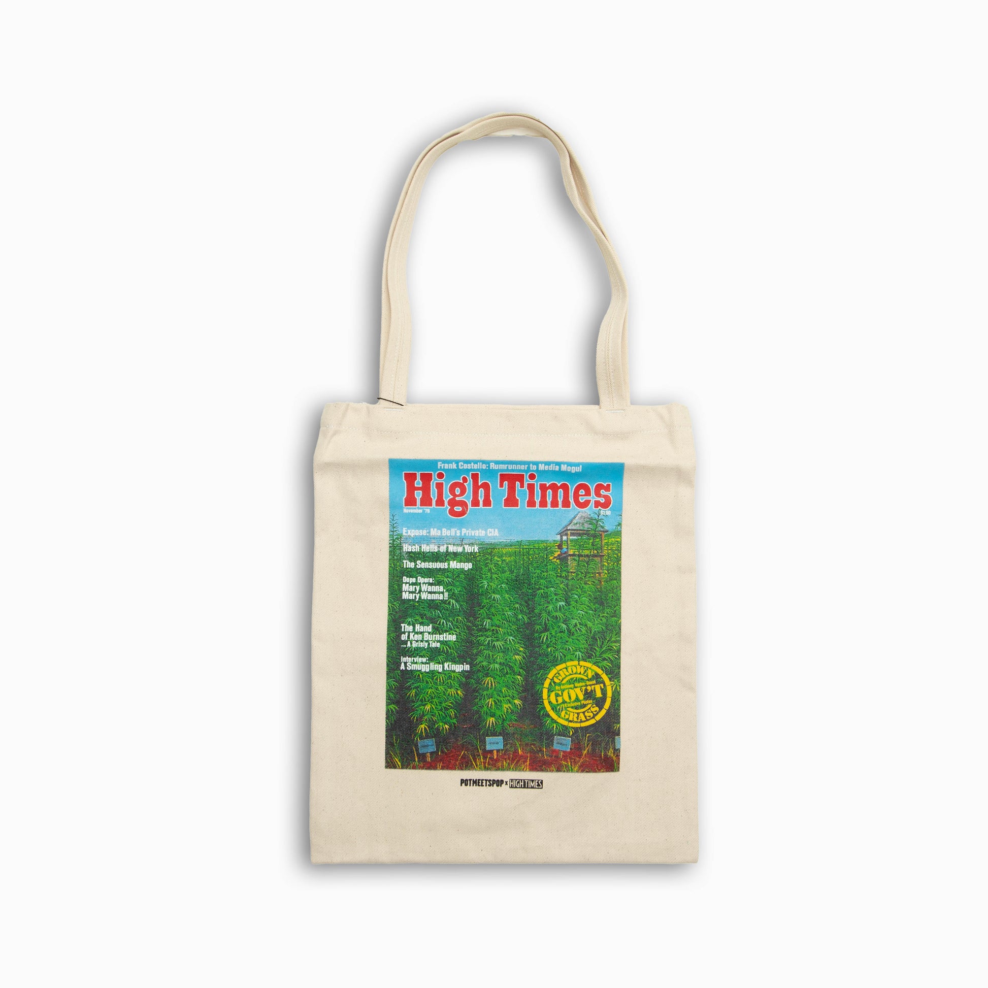POT MEETS POP X HIGH TIMES MAGAZINE - TOTEBAG