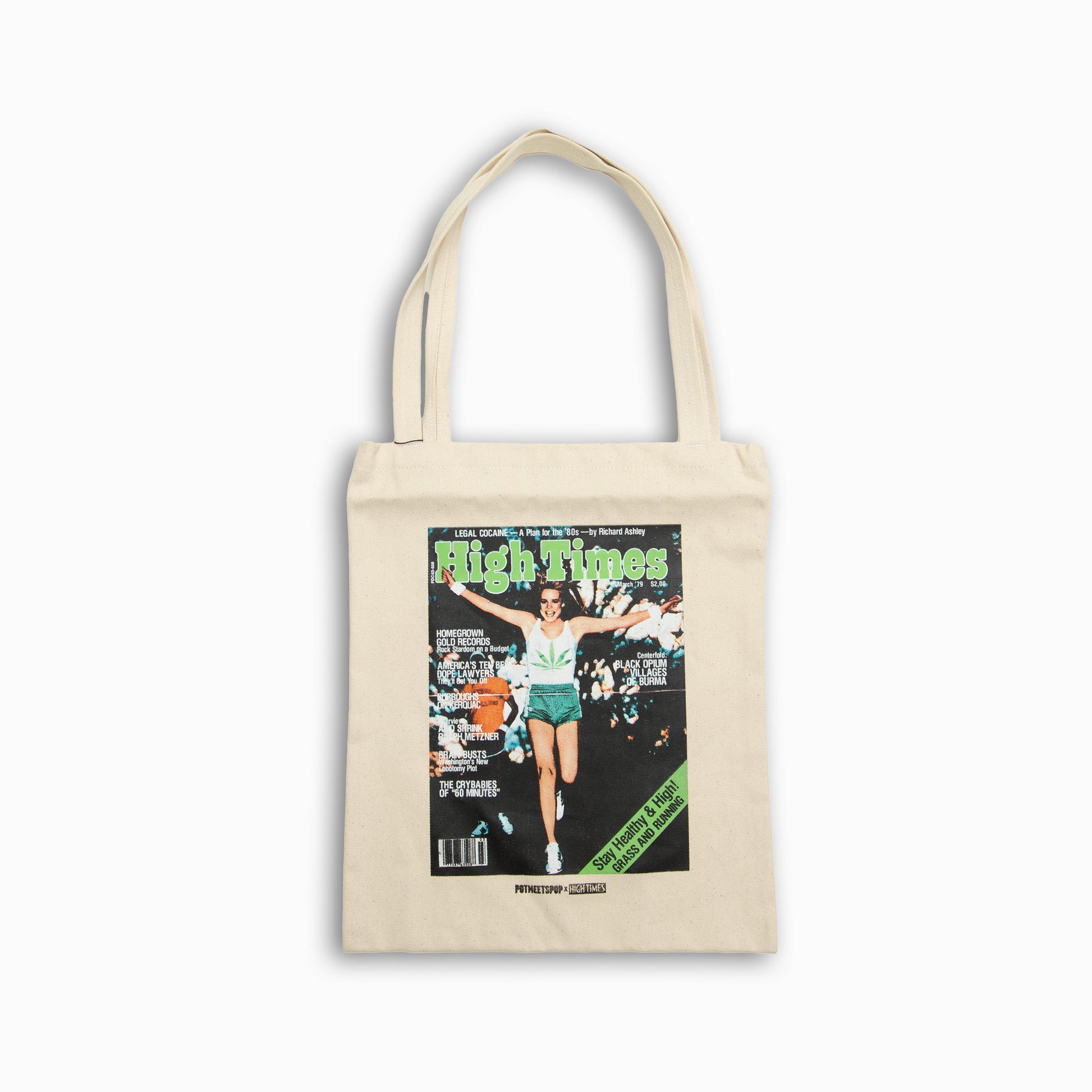 POT MEETS POP X HIGH TIMES MAGAZINE - TOTEBAG