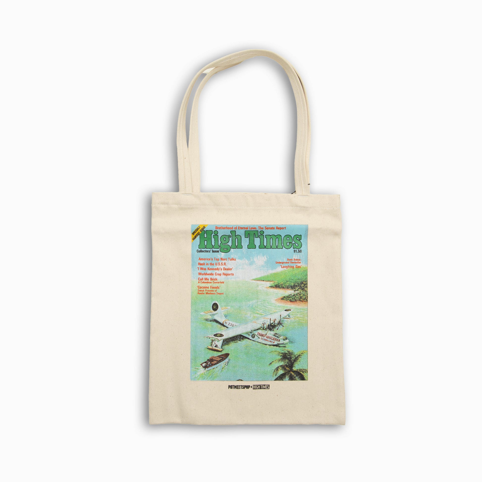 POT MEETS POP X HIGH TIMES MAGAZINE - TOTEBAG