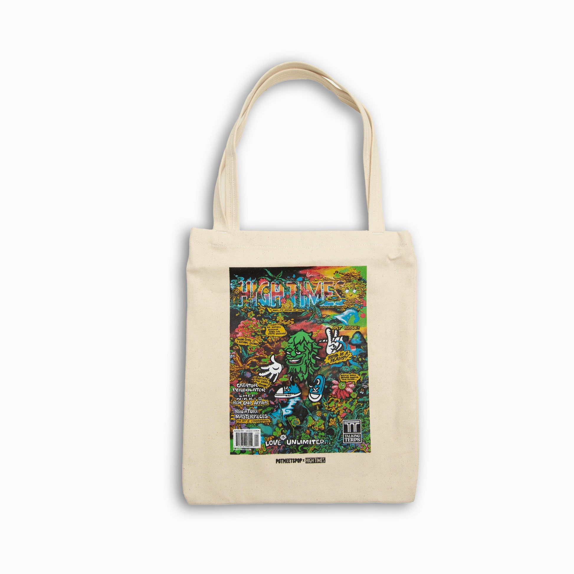 POT MEETS POP X HIGH TIMES MAGAZINE - TOTEBAG