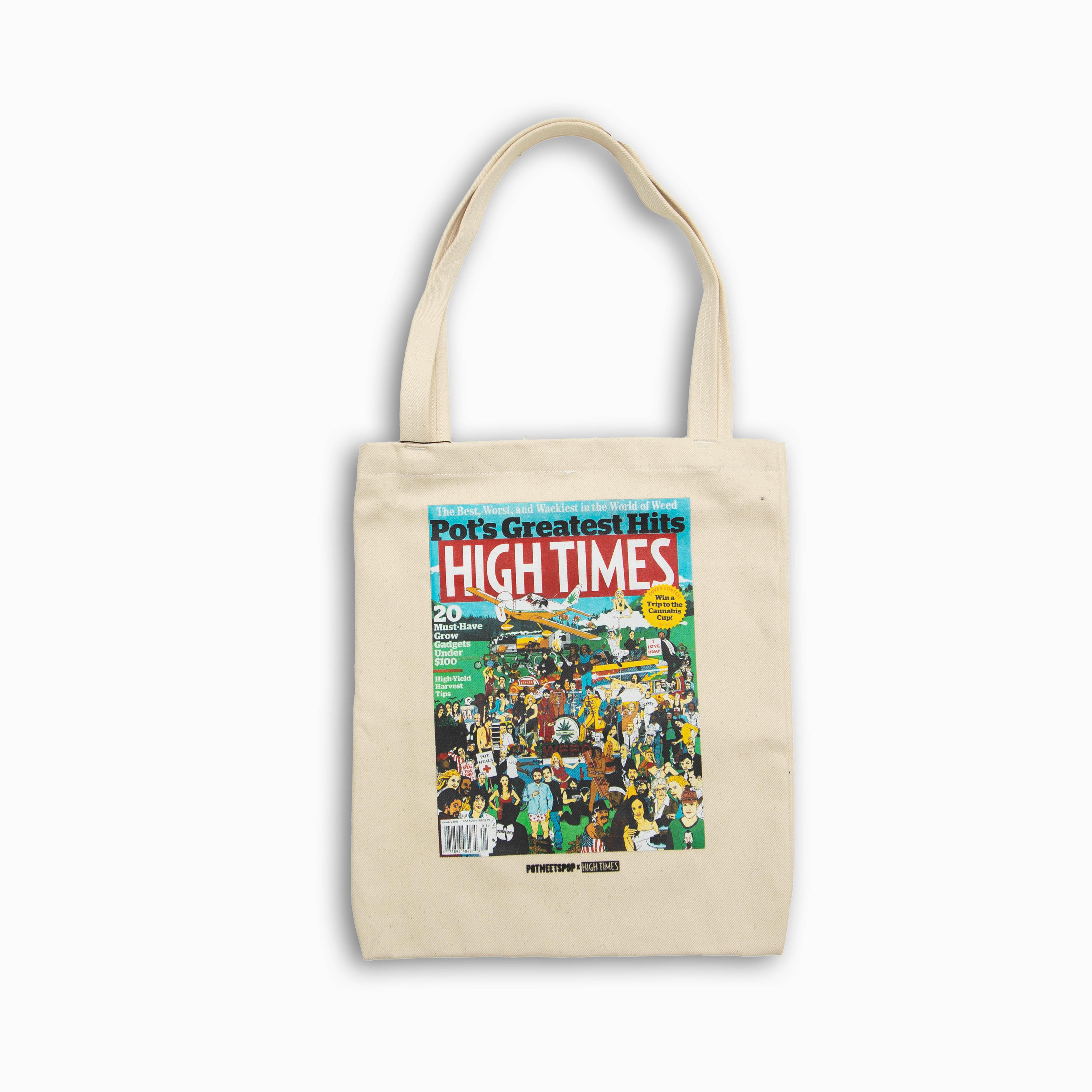 POT MEETS POP X HIGH TIMES MAGAZINE - TOTEBAG
