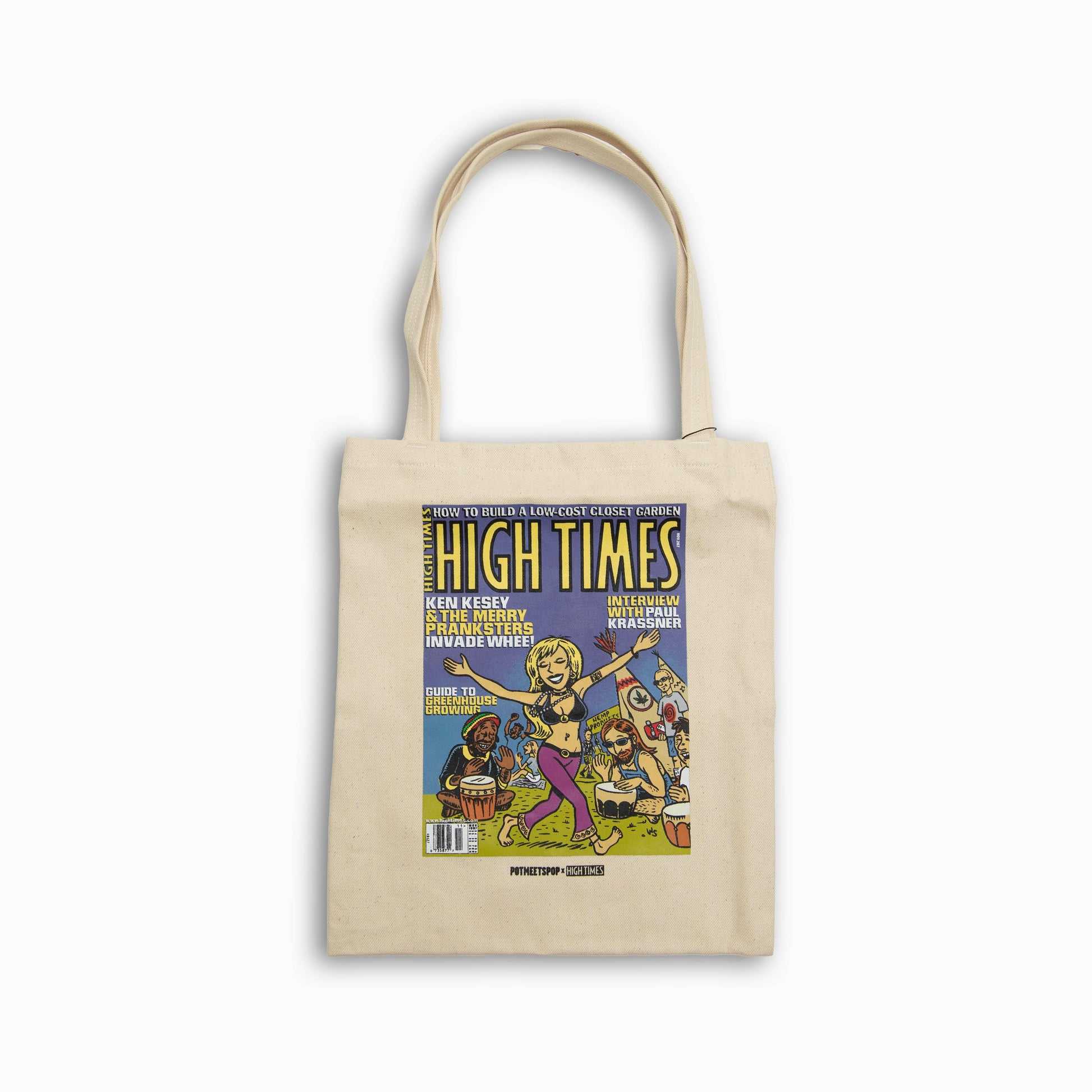 POT MEETS POP X HIGH TIMES MAGAZINE - TOTEBAG