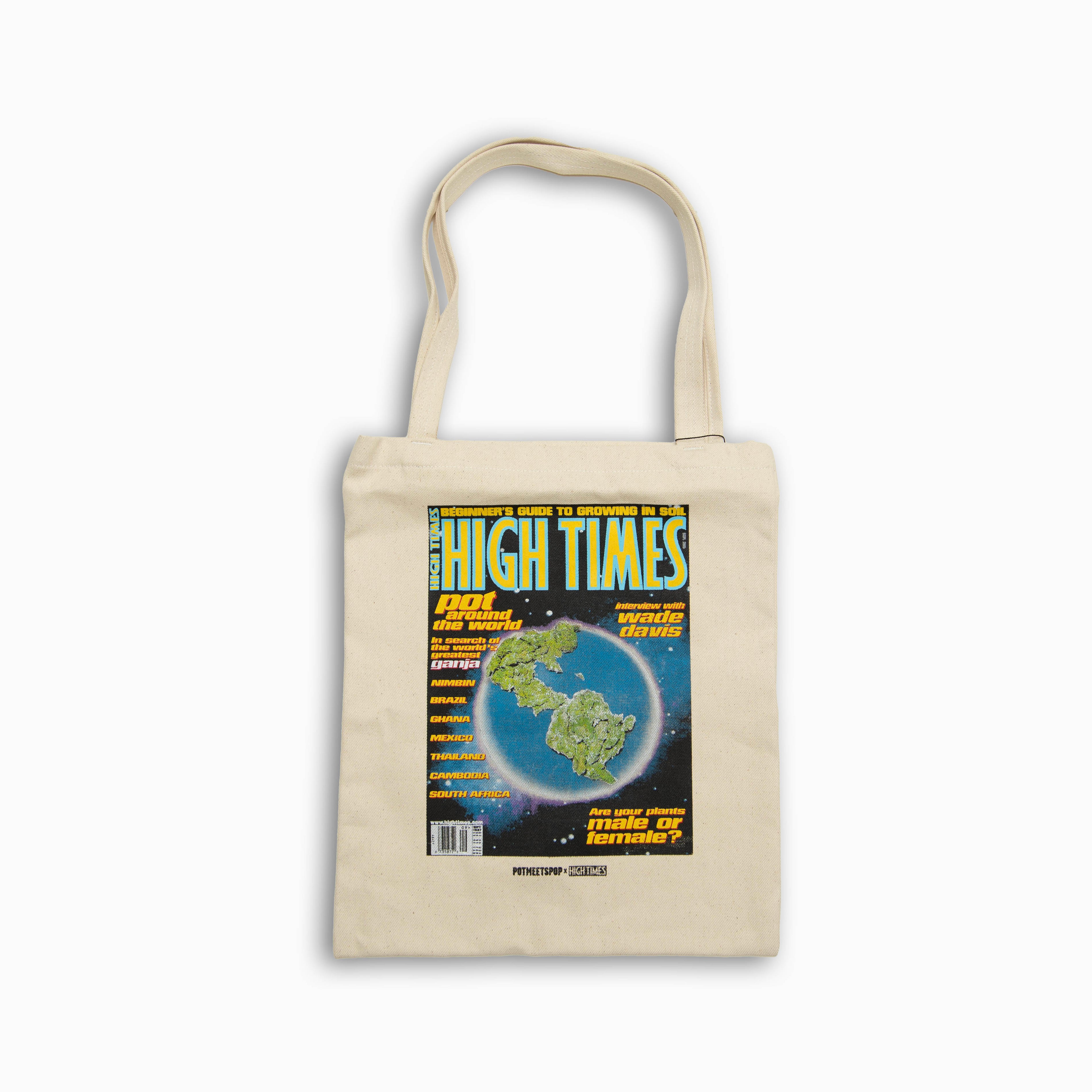 POT MEETS POP X HIGH TIMES MAGAZINE - TOTEBAG