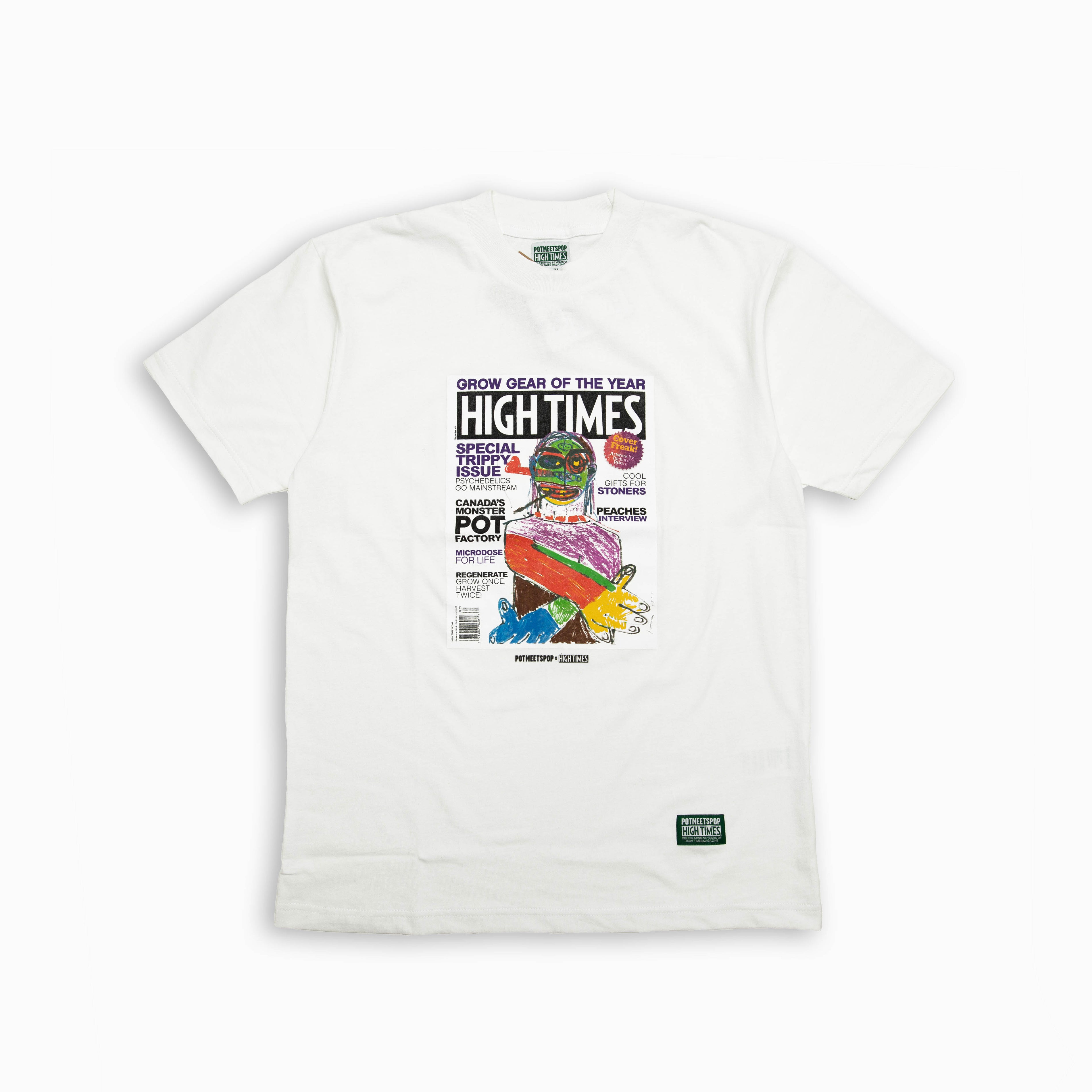 POT MEETS POP X HIGH TIMES MAGAZINE - COVER FREAK - RICHARD PRINCE TEE