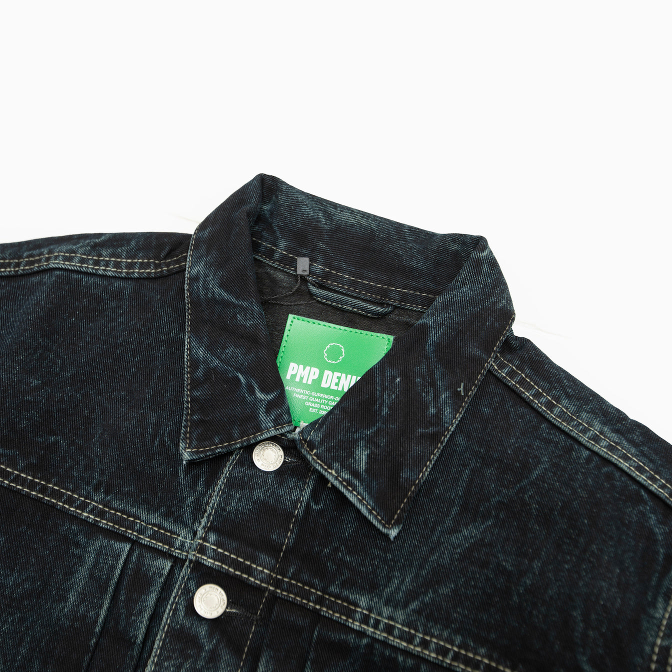 POT MEETS POP " SUPER SKUNK WASHED INDIGO