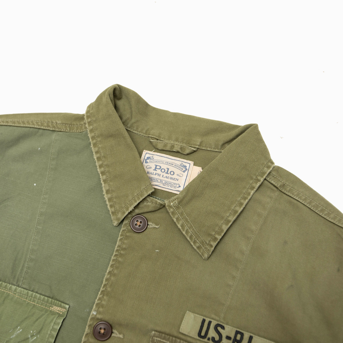 Polo Ralph Lauren Military Patchwork Shirt Jacket